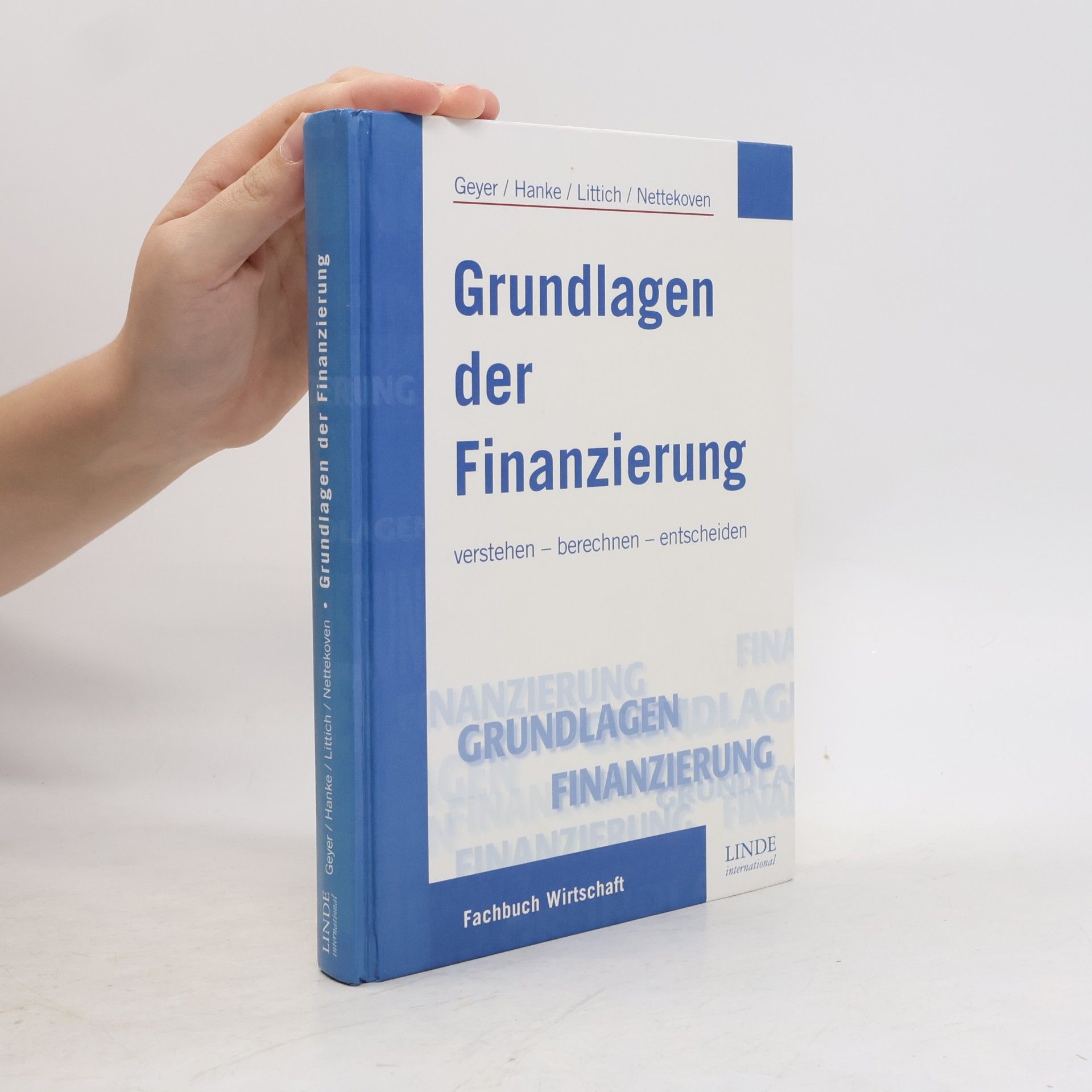 Alois Geyer Grundlagen der Finanzierung