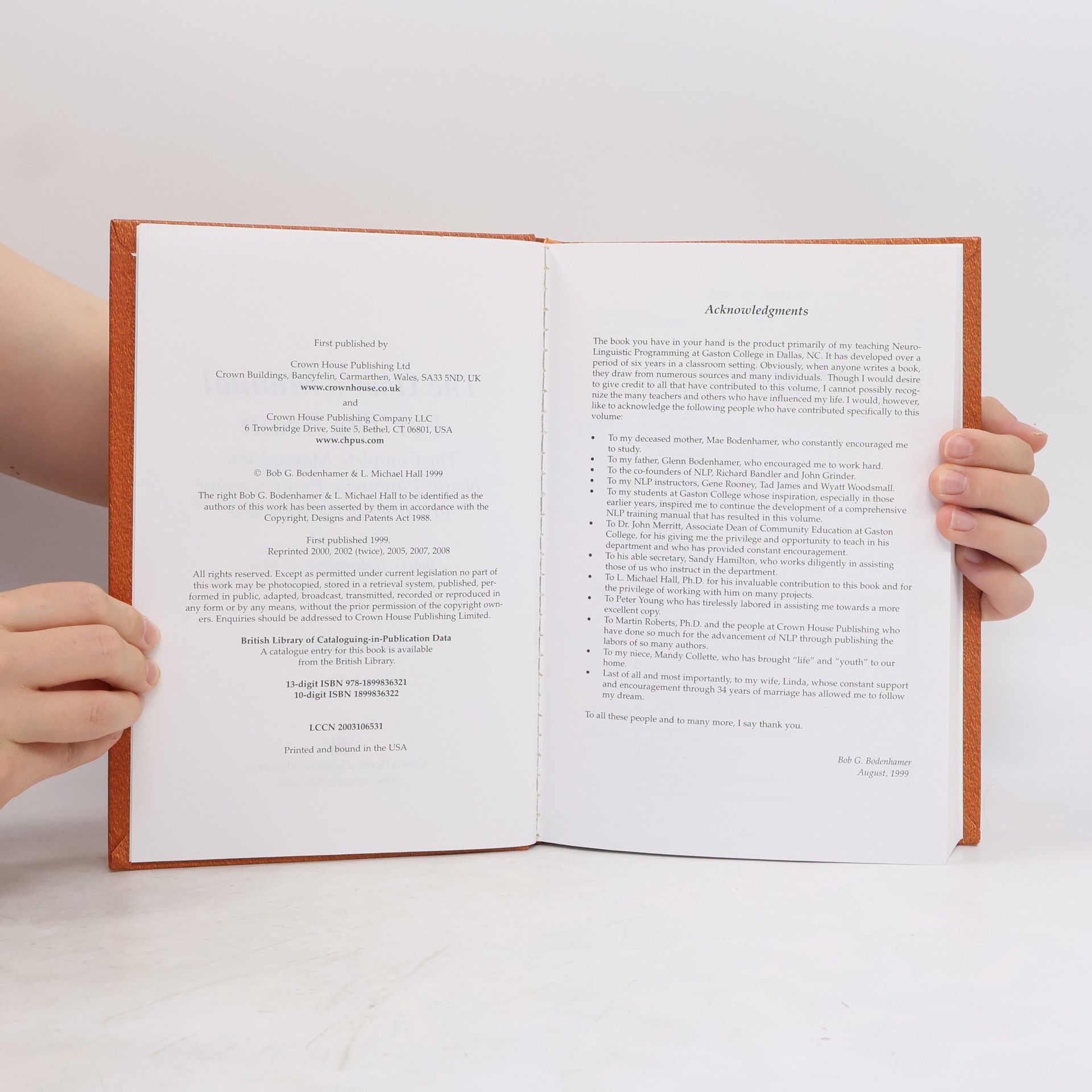 Bob G. Bodenhamer The User's Manual for the Brain