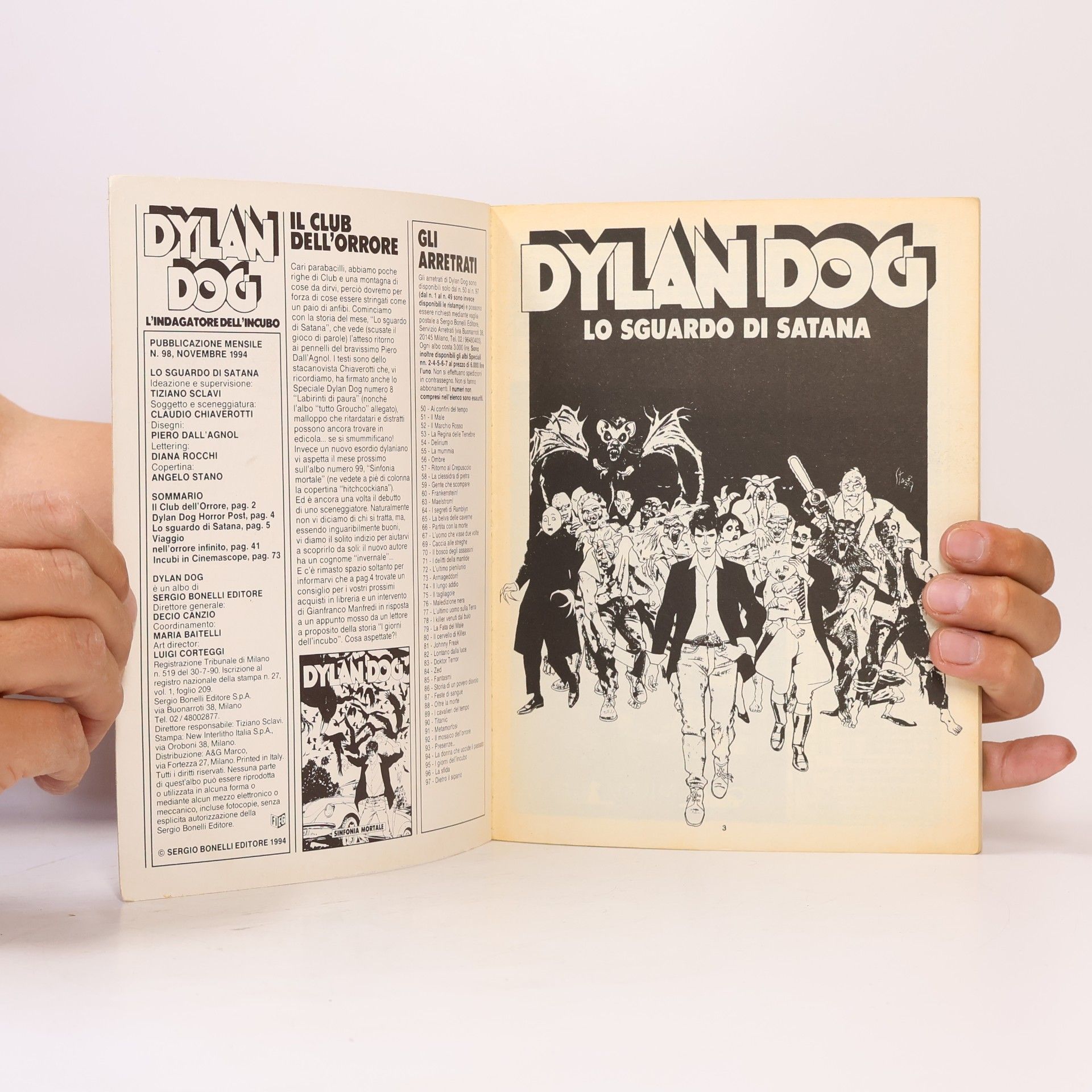 Autorenkollektiv Dylan Dog 98. Lo sguardo di Satana