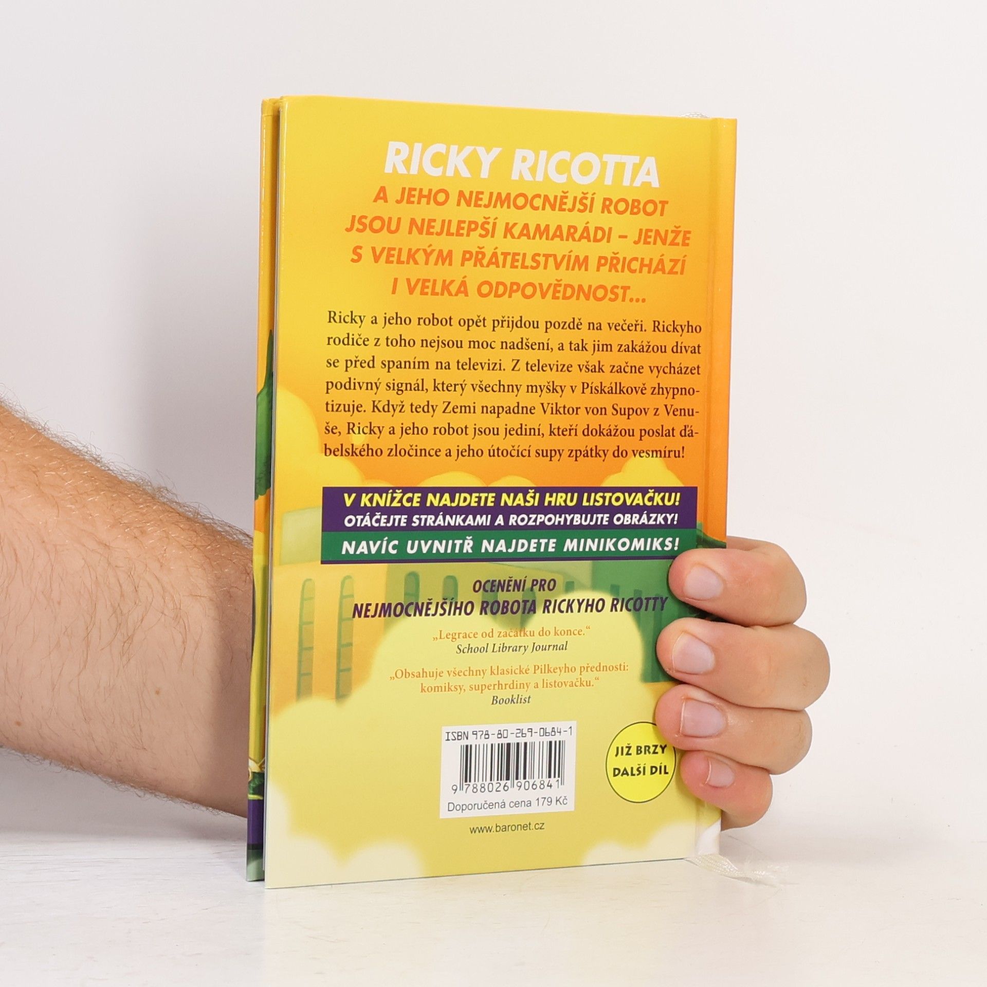 Dav Pilkey Nejmocnější robot Rickyho Ricotty vs. ďábelští supové z Venuše