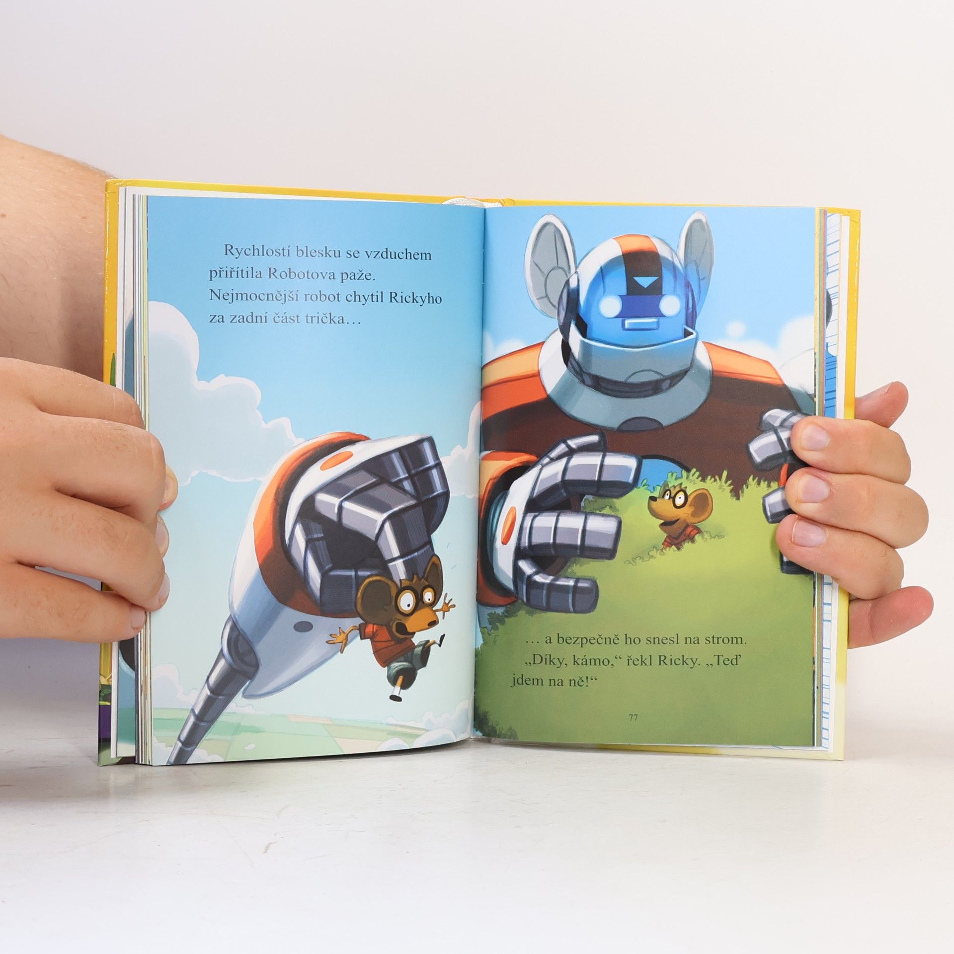Dav Pilkey Nejmocnější robot Rickyho Ricotty vs. ďábelští supové z Venuše