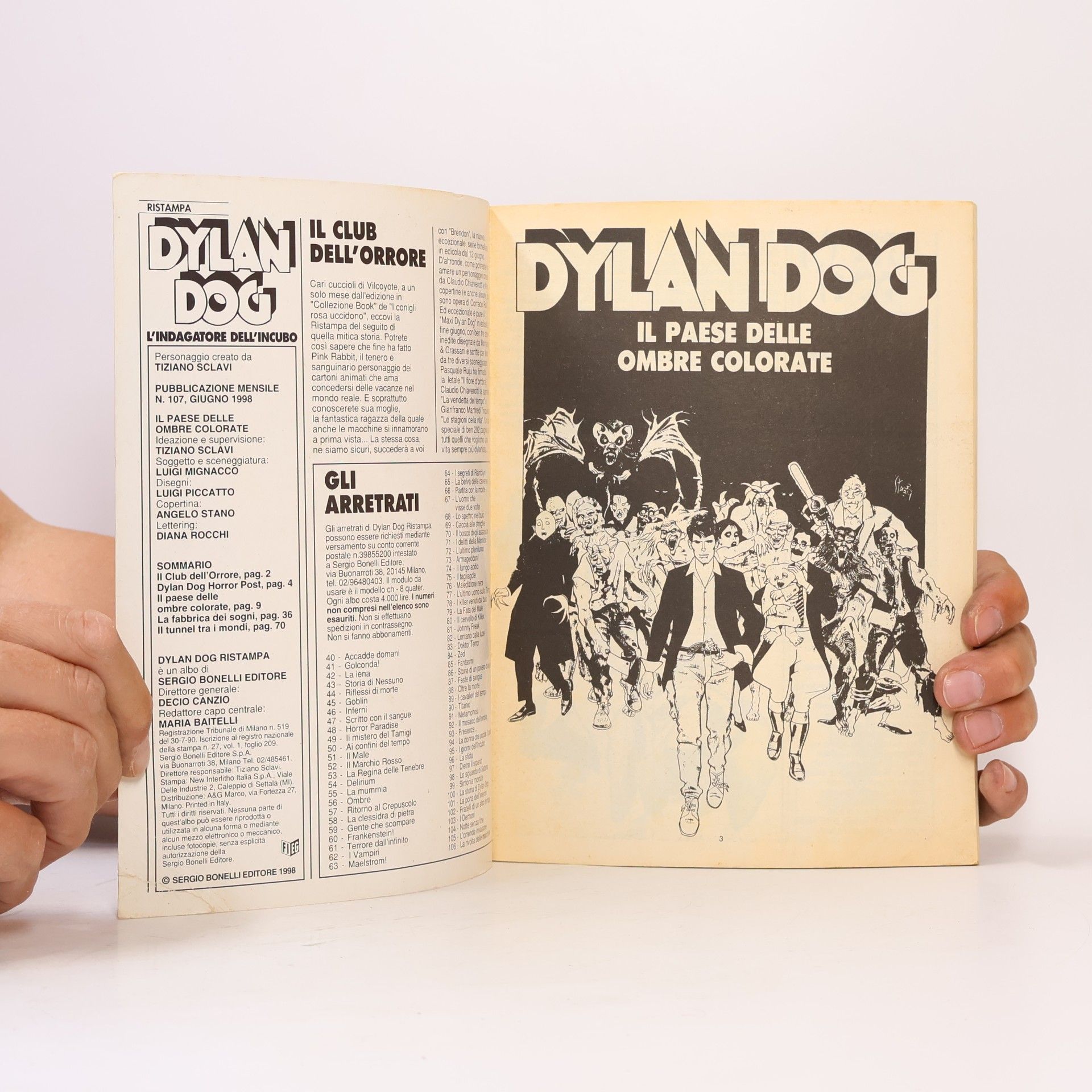 Autorenkollektiv Dylan Dog 107. Il paese delle ombre colorate