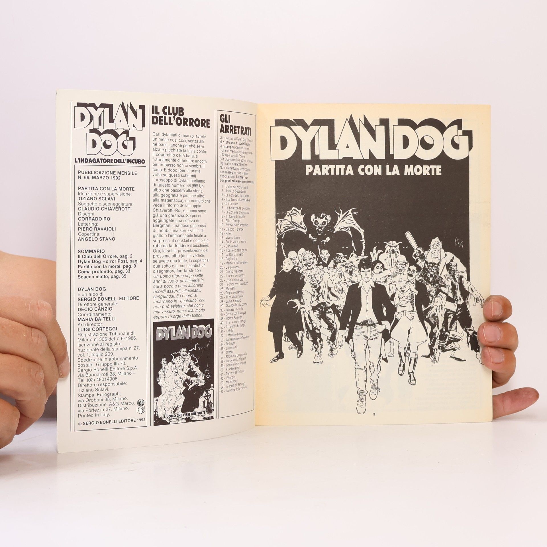 Tiziano Sclavi Dylan Dog 110