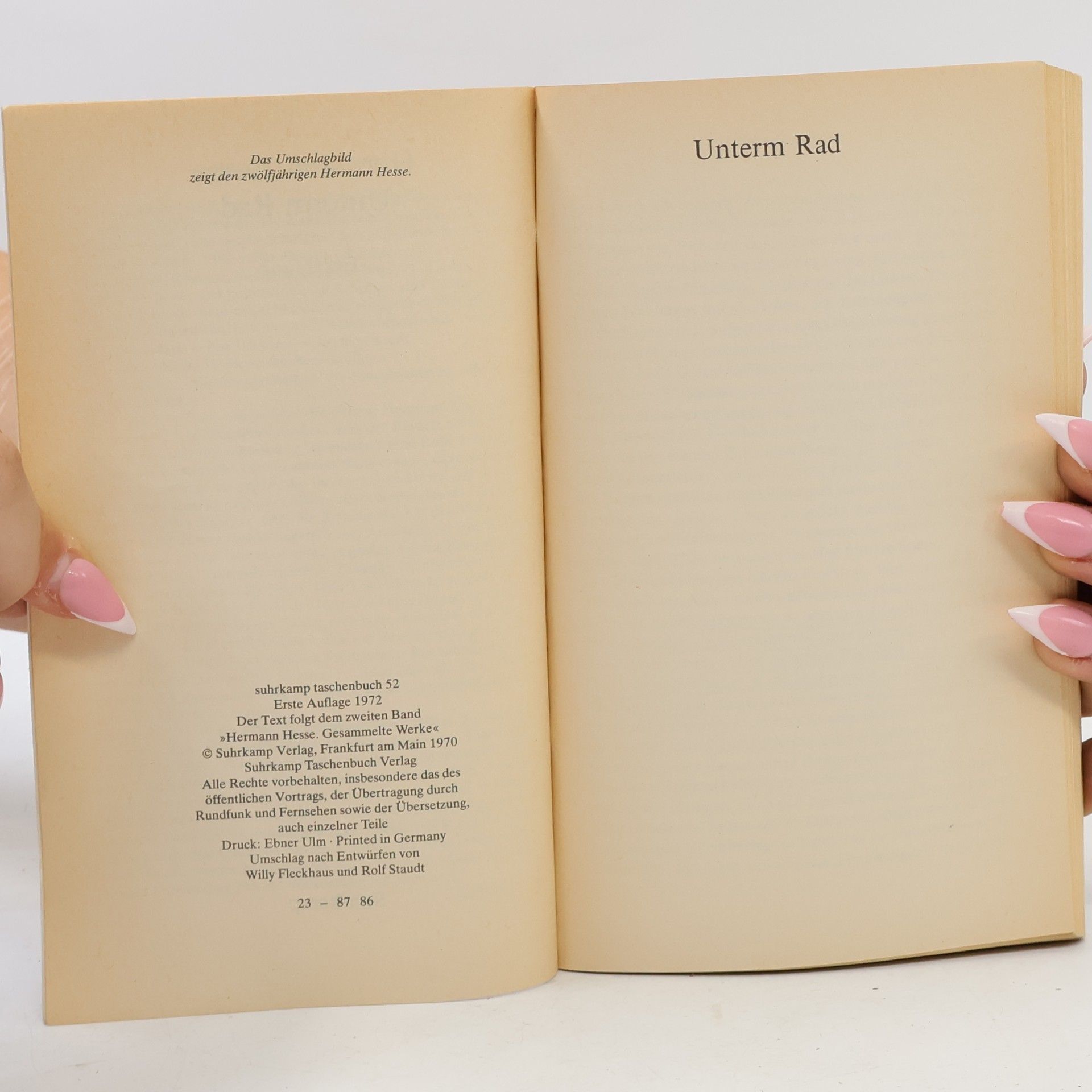 Hermann Hesse Unterm Rad