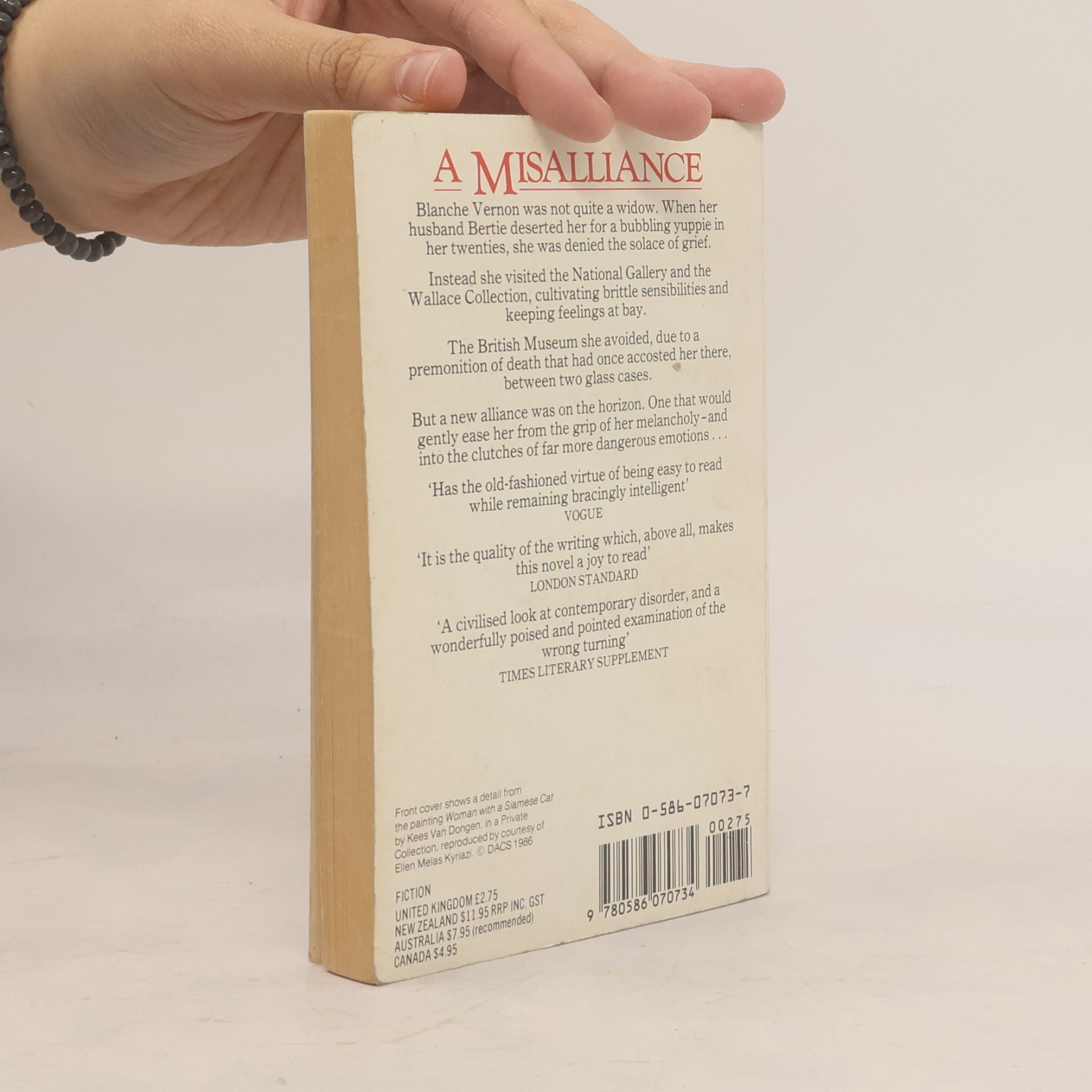 Anita Brookner A Misalliance