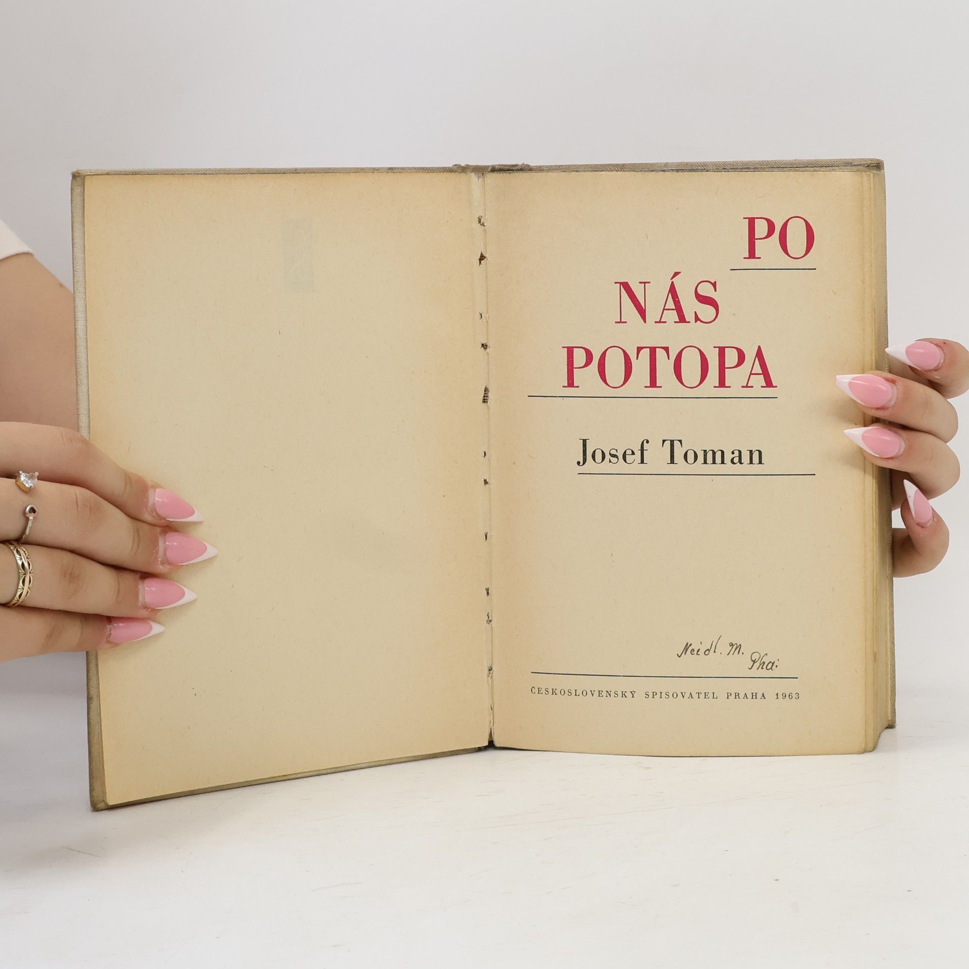 Josef Toman Po nás potopa