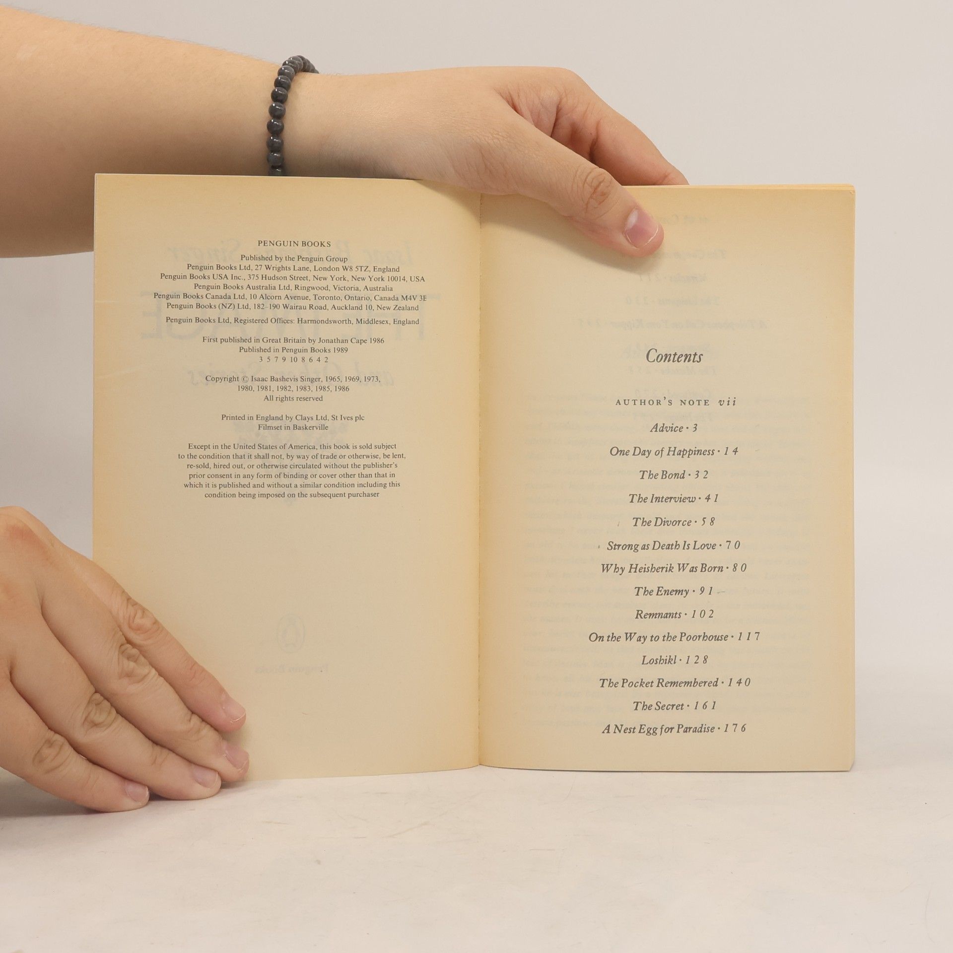 Isaac B. Singer Penguin Twentieth Century Classics: The Image and Other Stories