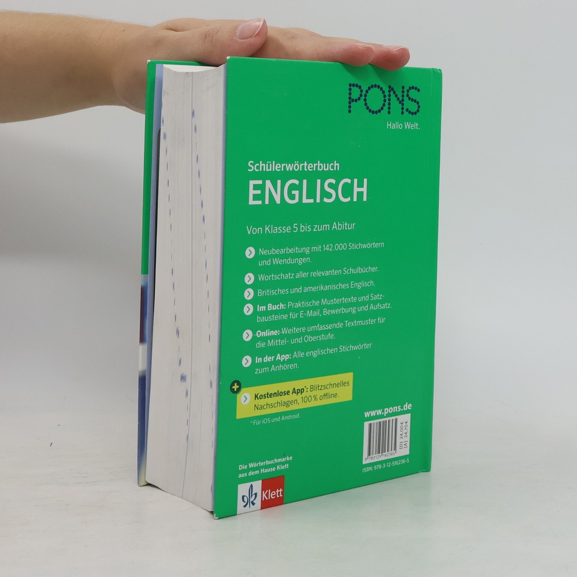kolektiv PONS Schülerwörterbuch Englisch