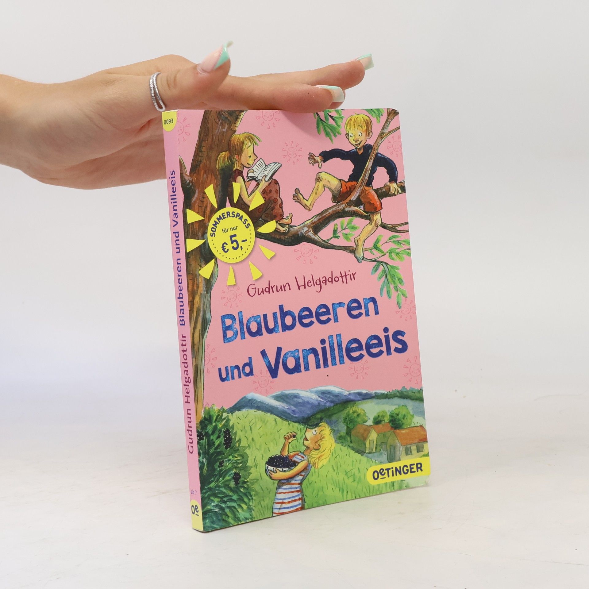 Gudrun Helgadottir Blaubeeren und Vanilleeis