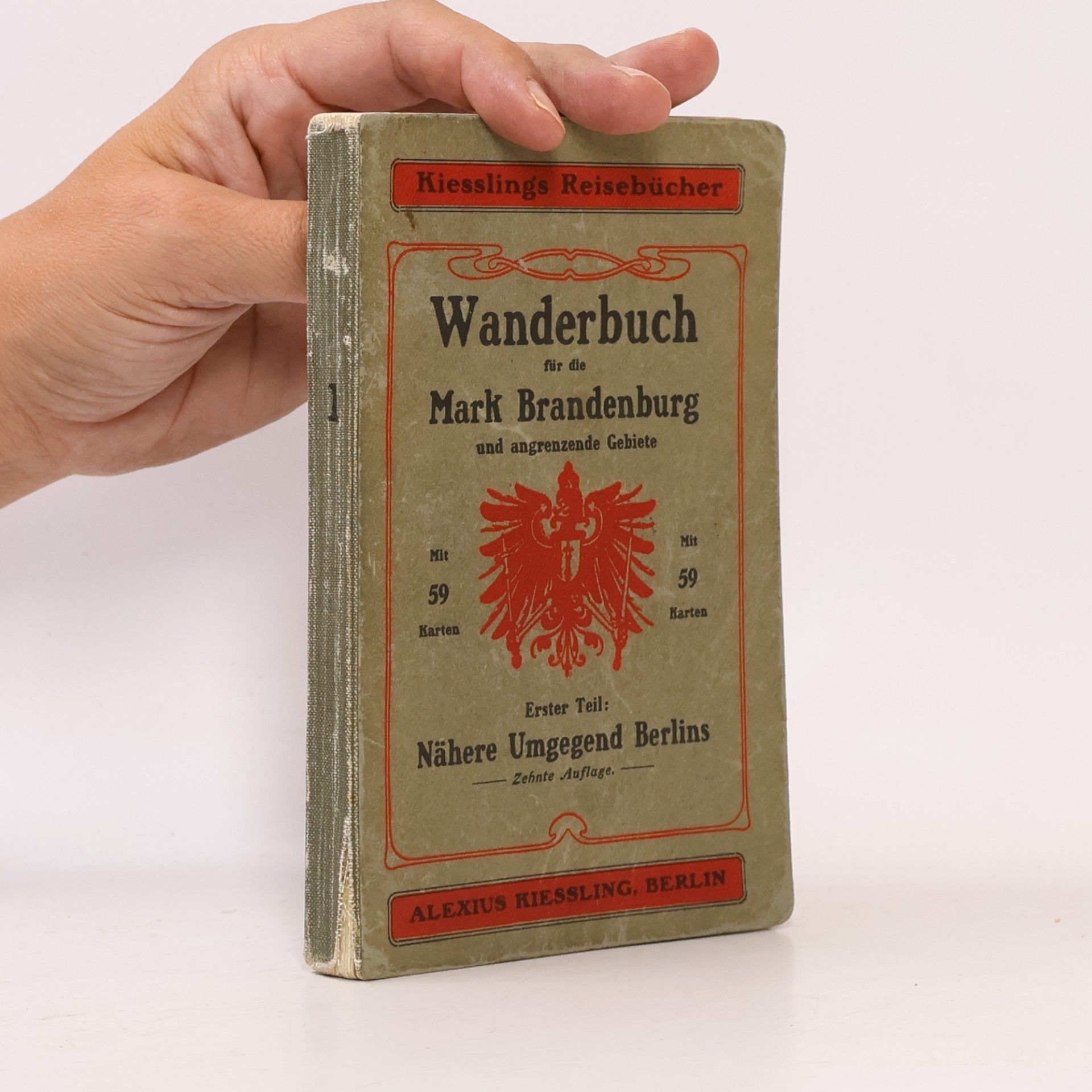 Wanderbuch für die Mark Brandenburg und angrenzende Gebiete I