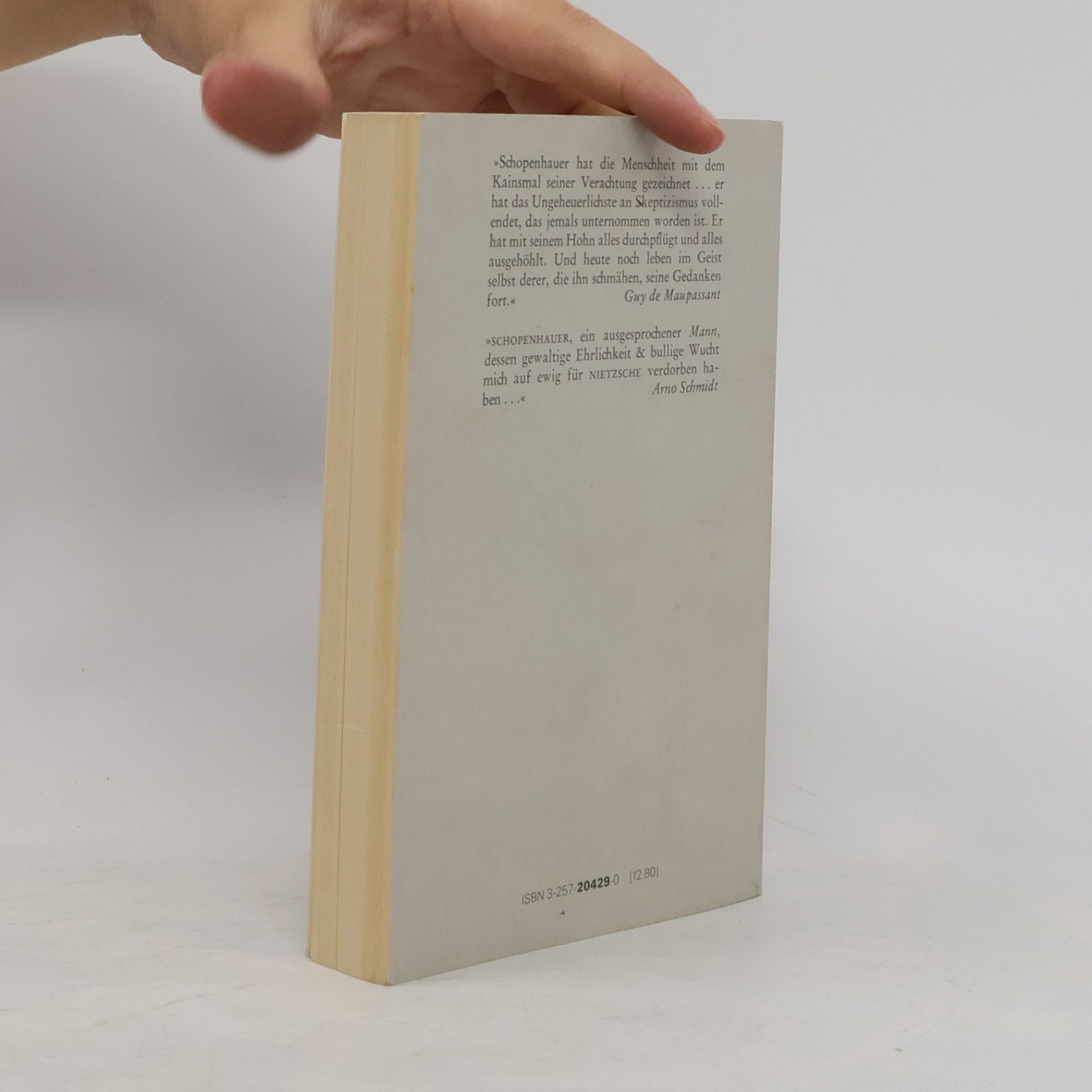 Arthur Schopenhauer Parerga und Paralipomena II. Sämtliche Werke Band V