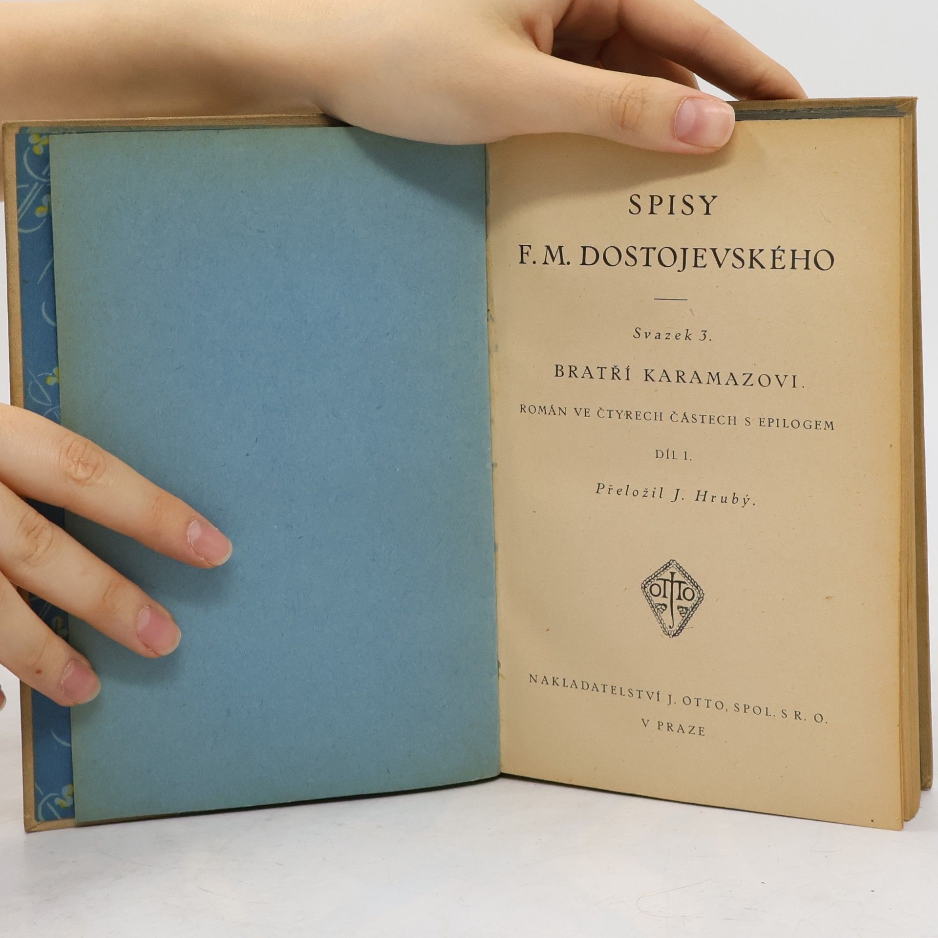 Fjodor Michailowitsch Dostojewski Spisy XIX. Bratři Karamazovi I.