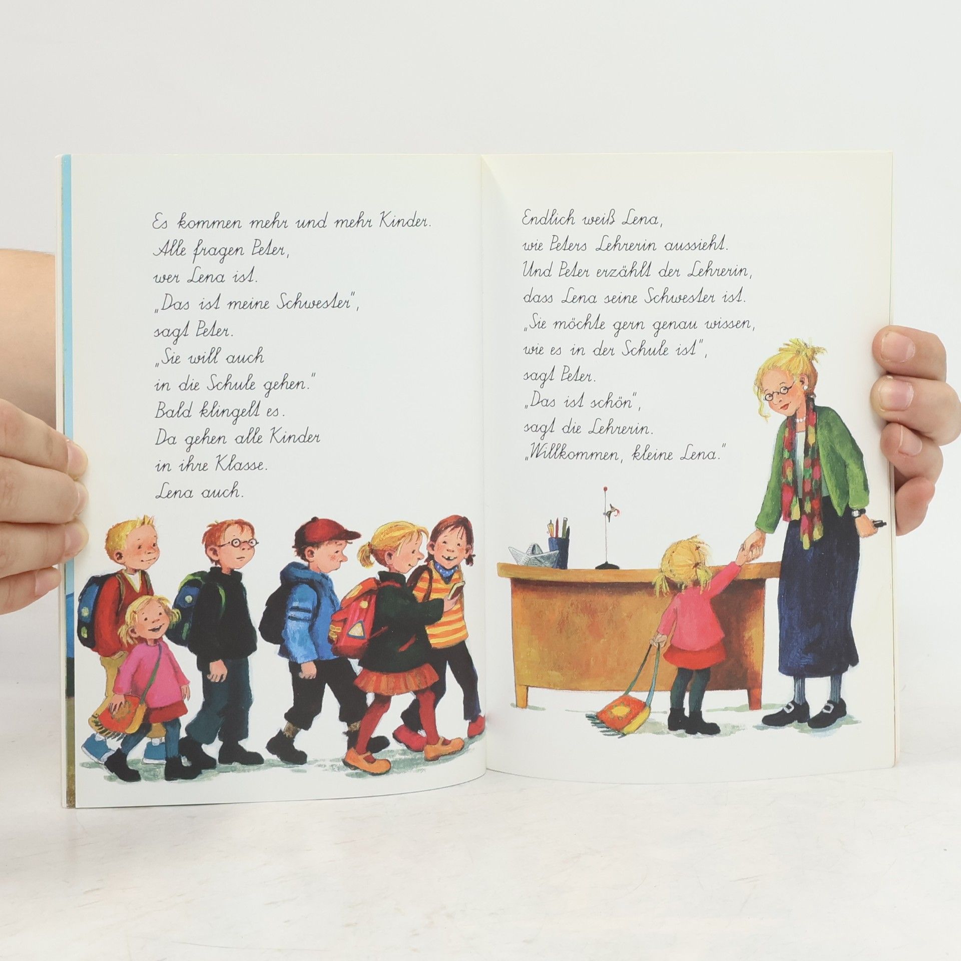 Astrid Lindgren Ich will auch in die Schule gehen, Österreichische Schulschrift