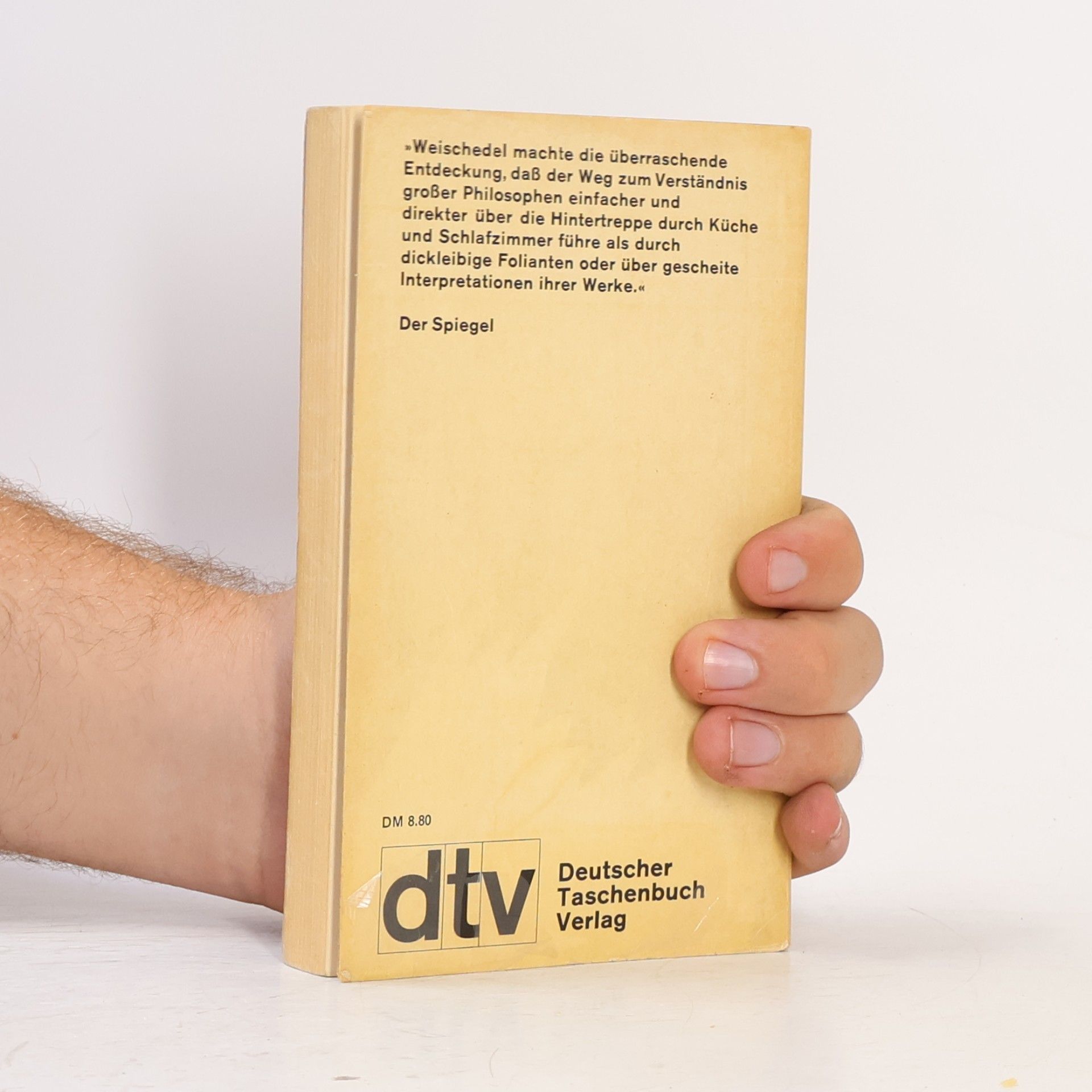 Wilhelm Weischedel Die philosophische Hintertreppe