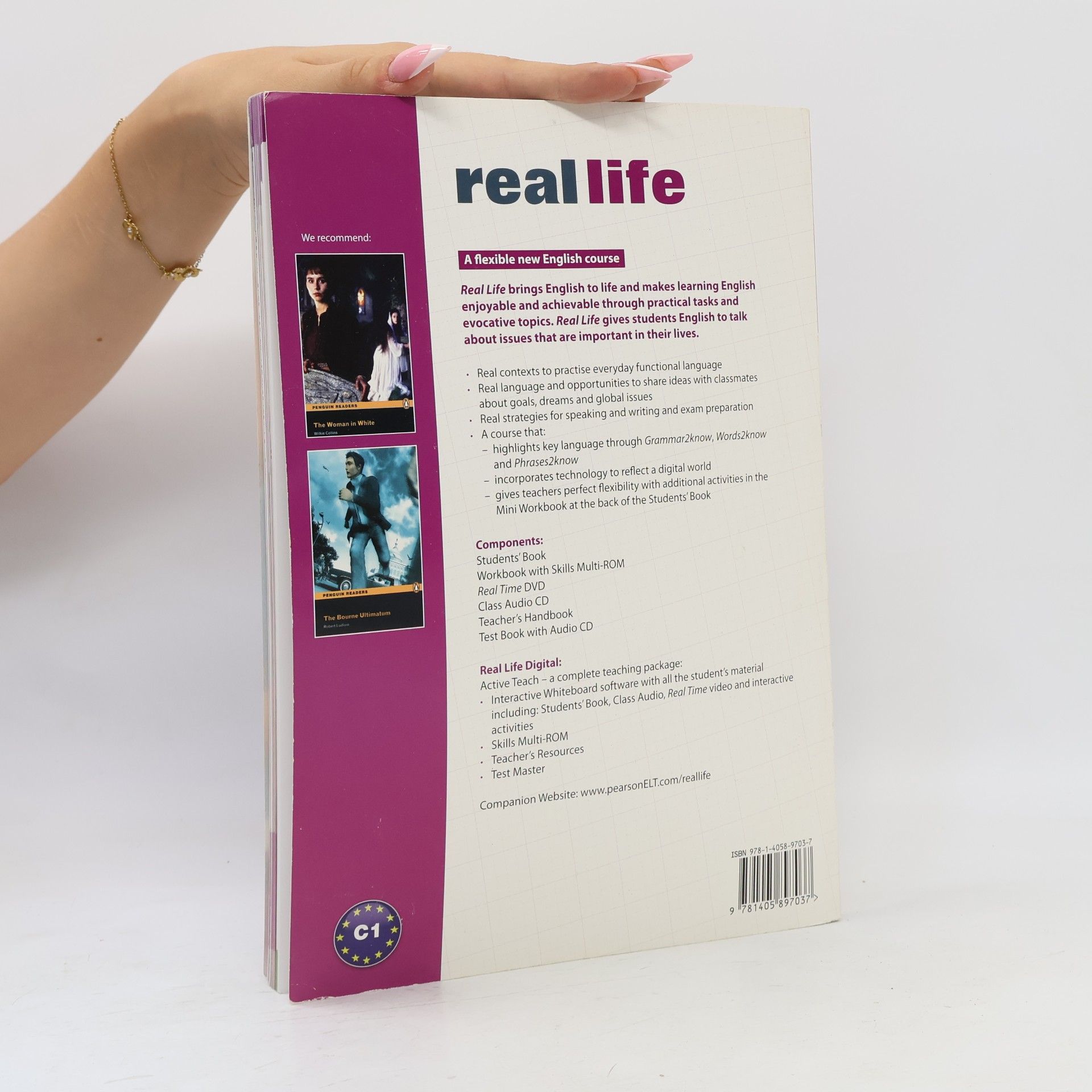 Rachael Roberts Real Life Global Advanced Students Book