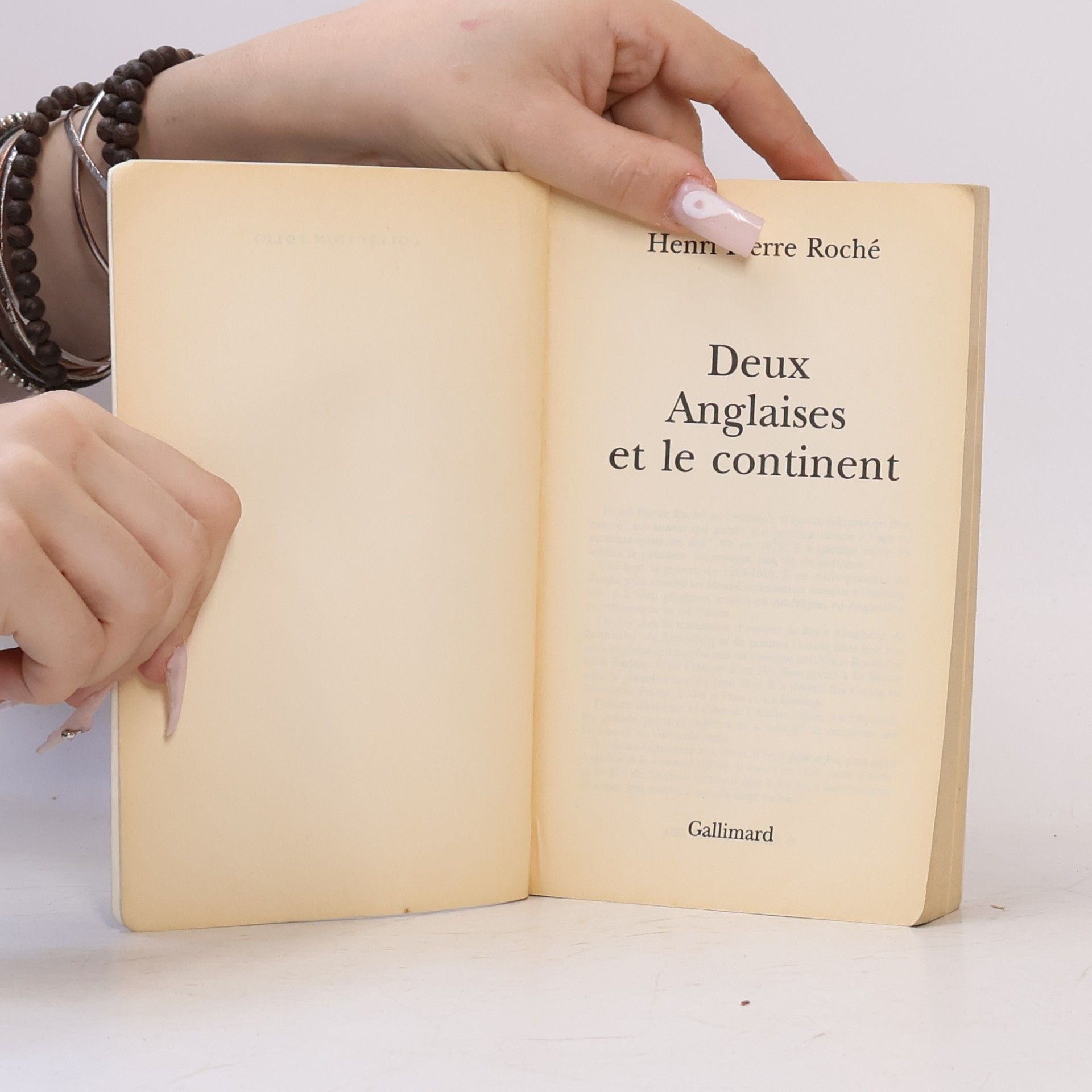 Henri-Pierre Roché Folio: Deux Anglaises et le continent - Texte intégral