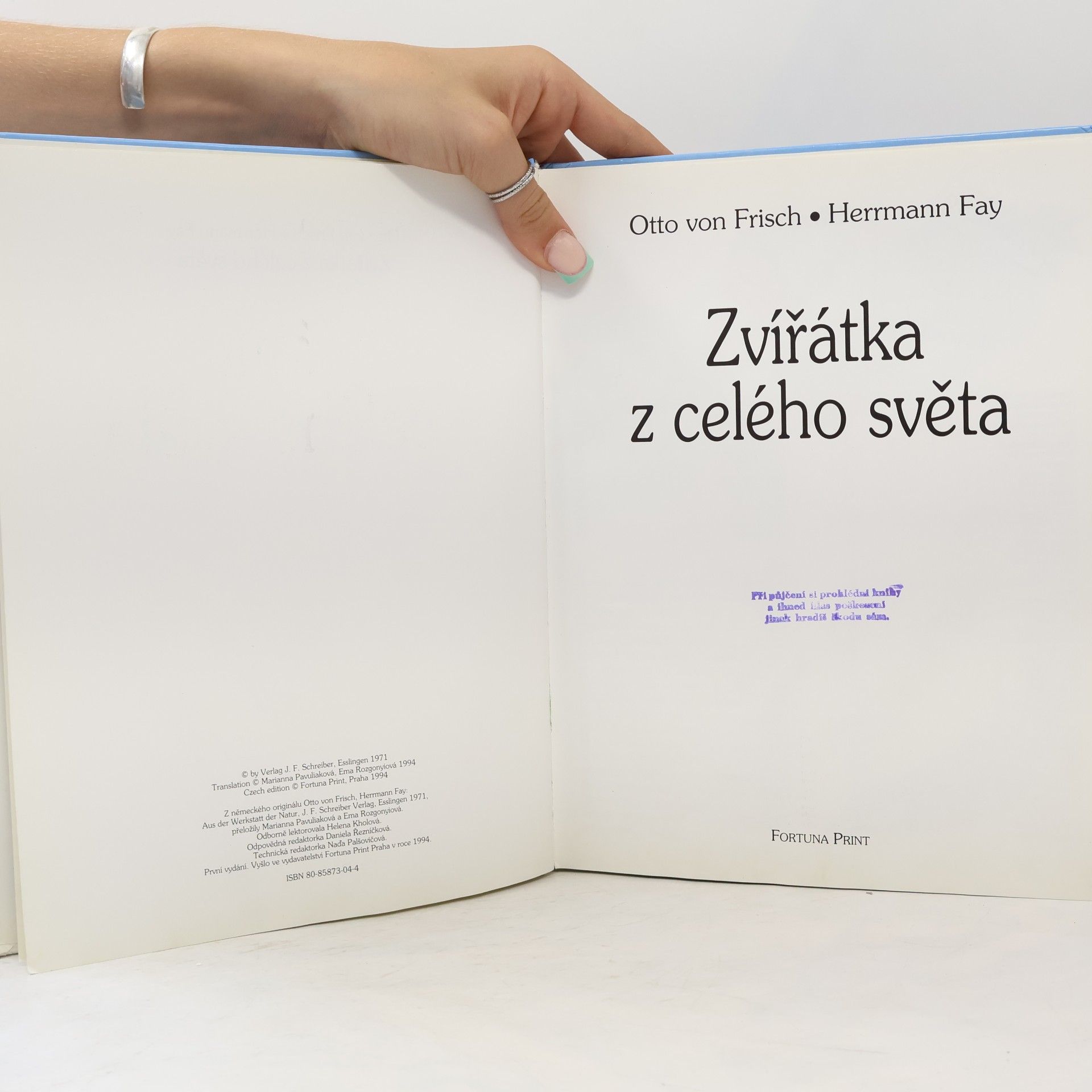 Otto von Frisch Zvířátka z celého světa