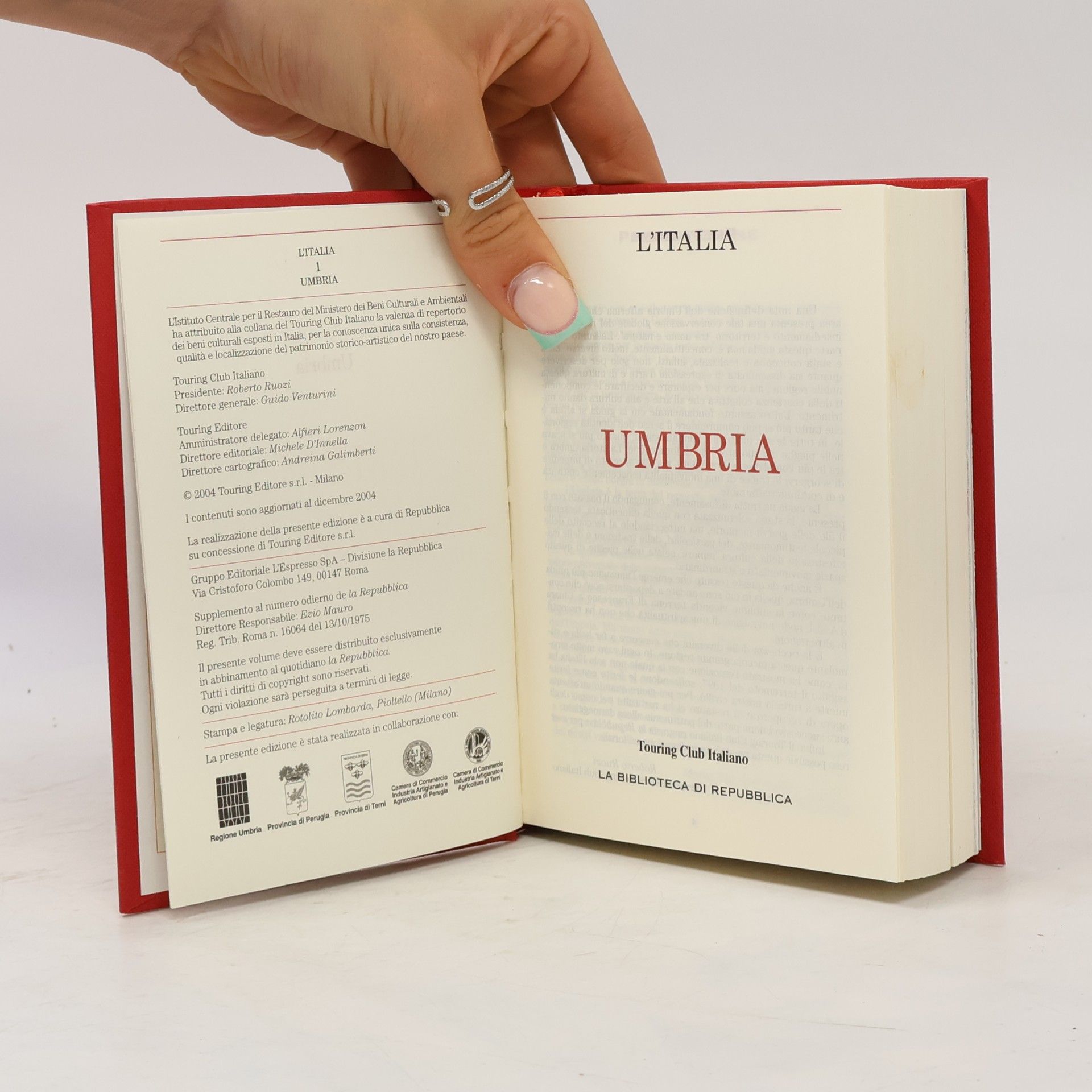 Various authors L’Italia 1: Umbria