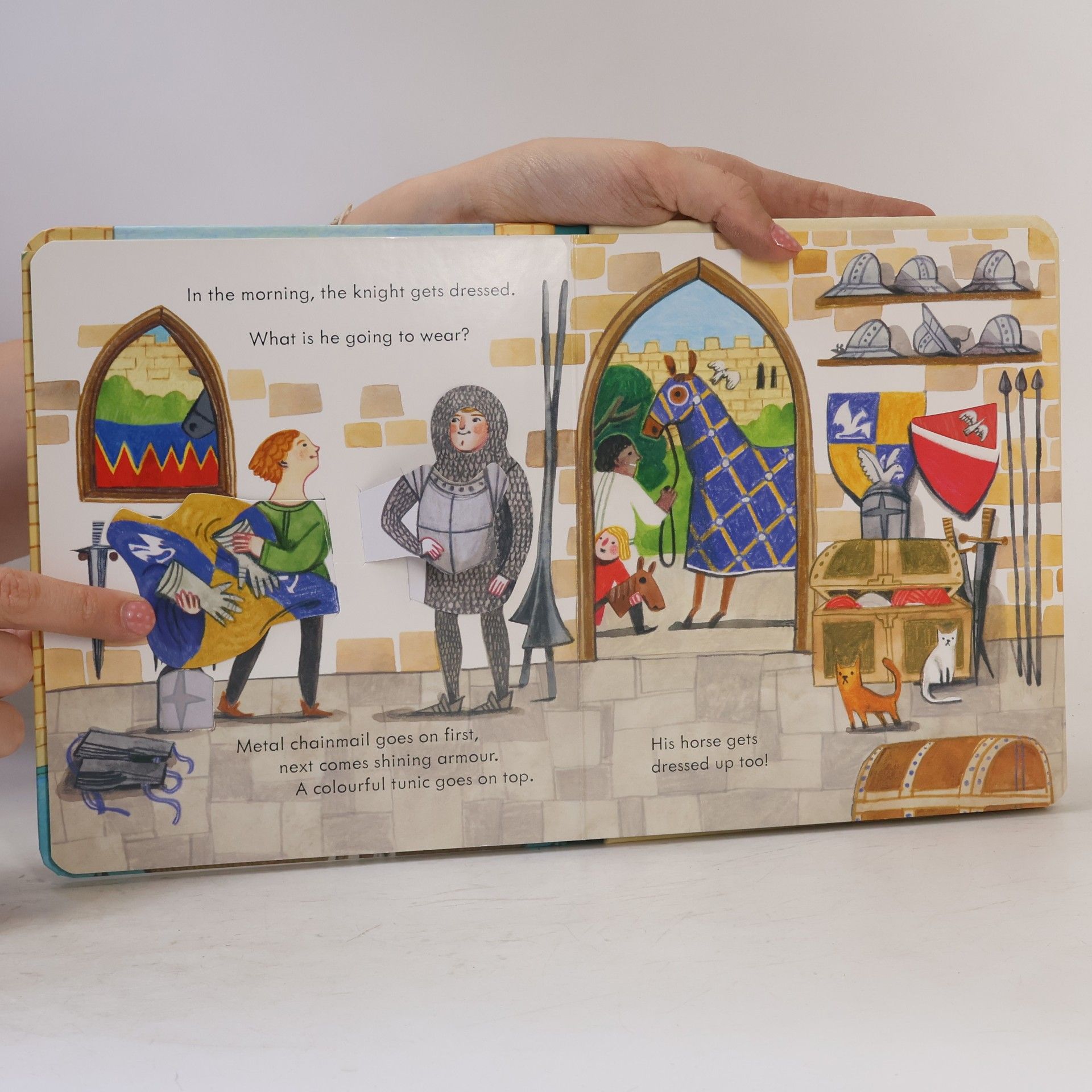 Anna Milbourne Peep inside the castle