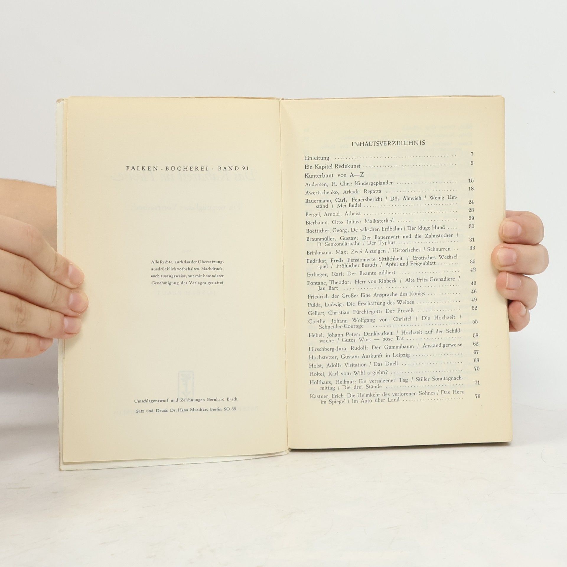 Joseph Plaut Das Kabarett im Hause