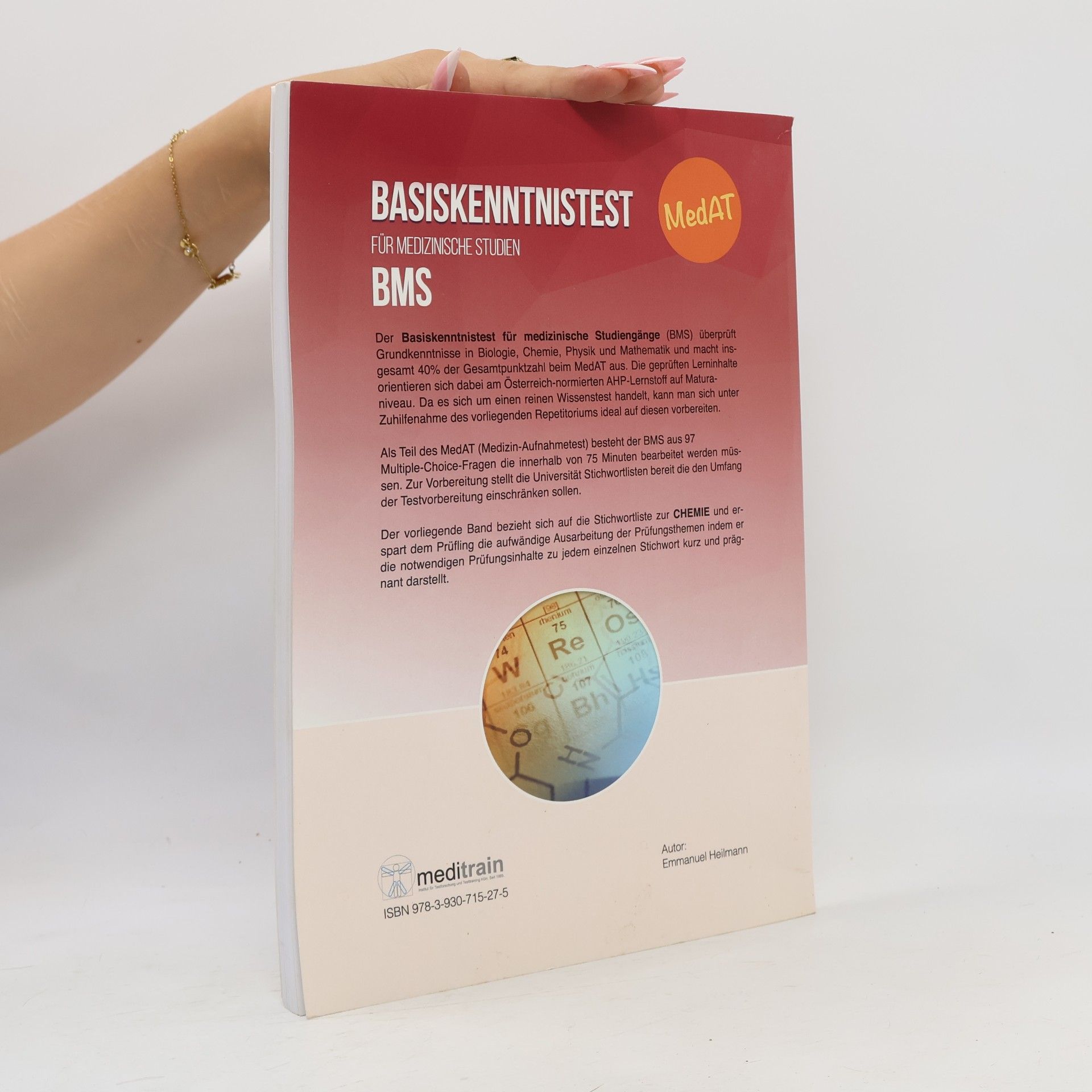 Emmanuel Hellmann Basiskenntnistest für medizinische Studien 2. Chemie