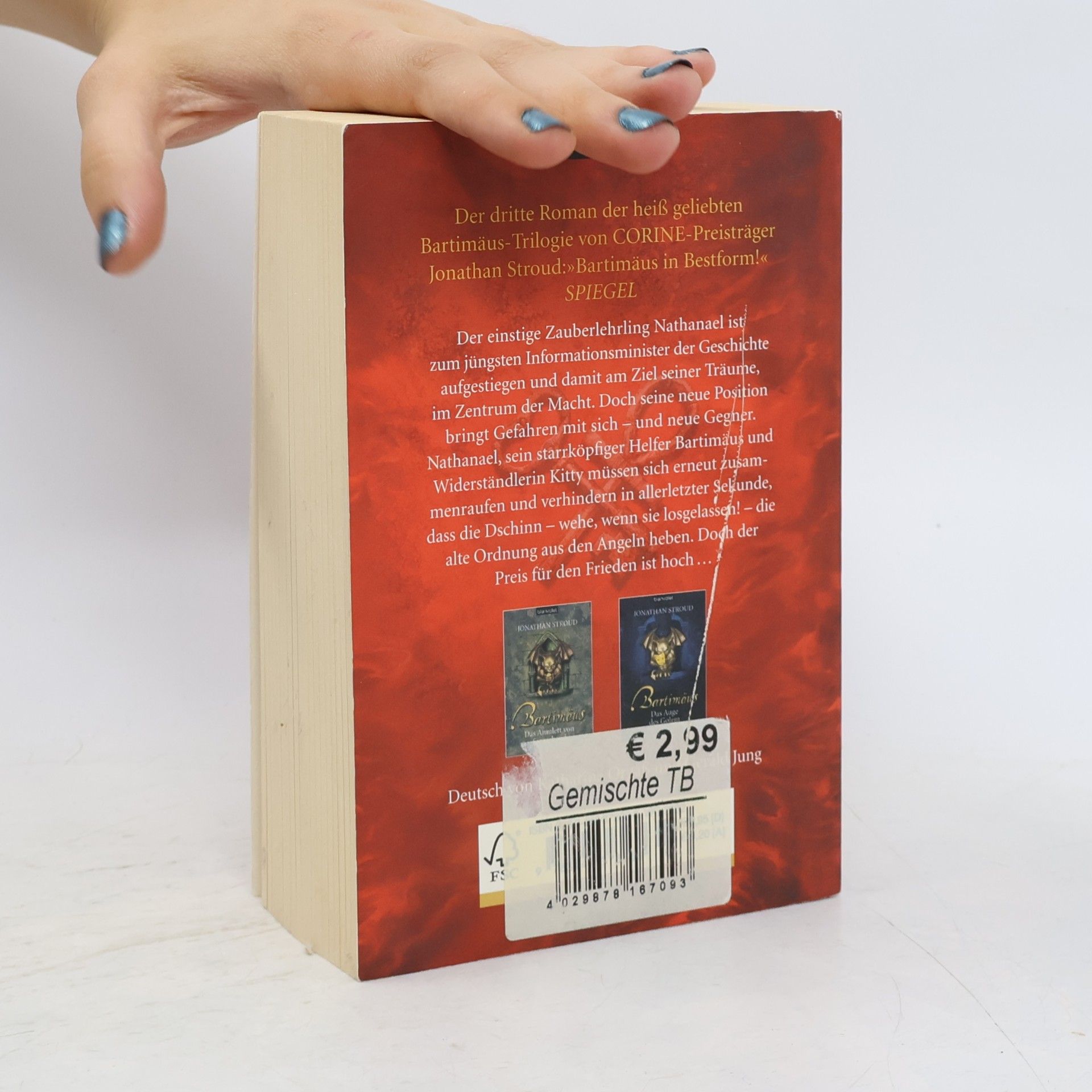 Jonathan Stroud Bartimäus: Die Pforte des Magiers