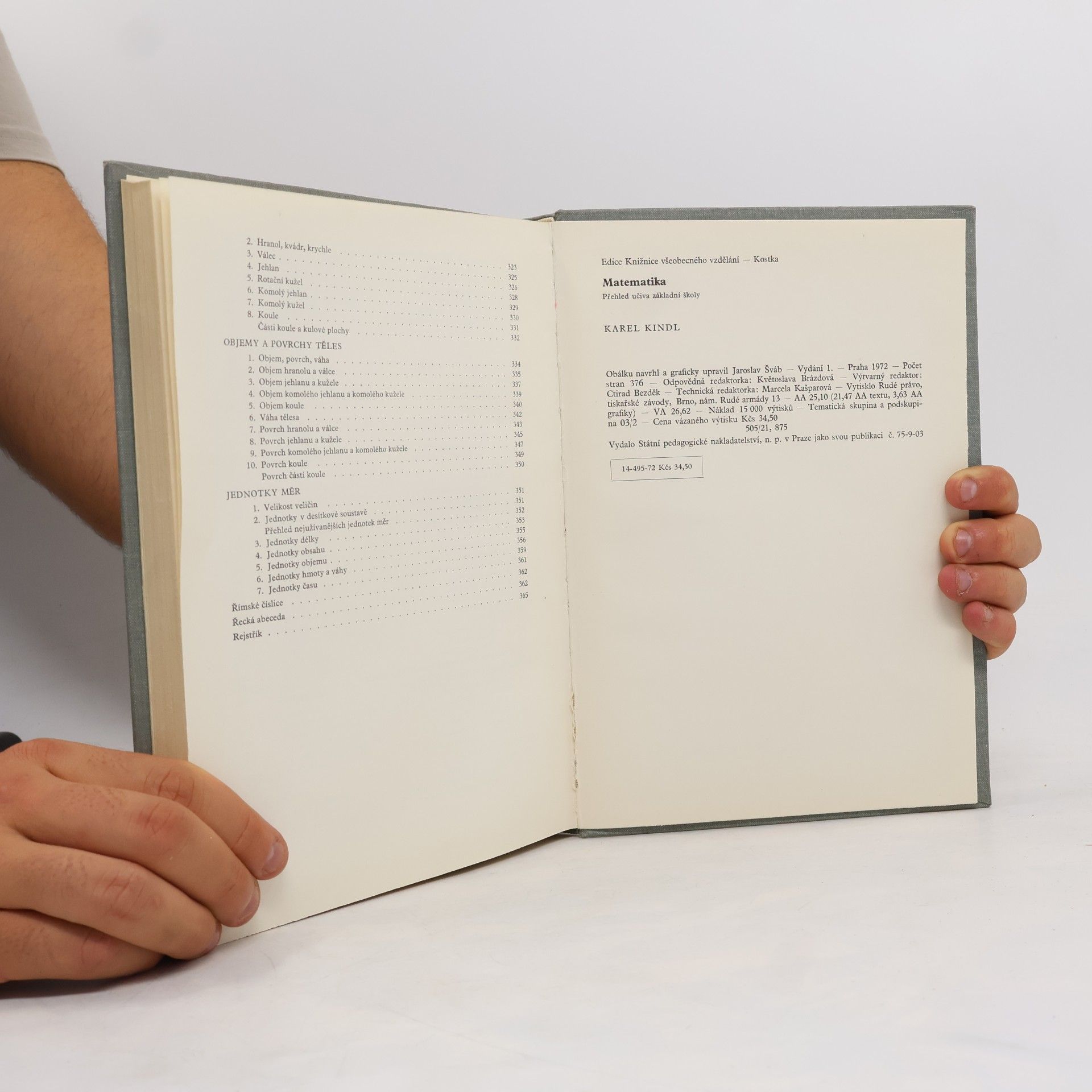 Karel Kindl Matematika