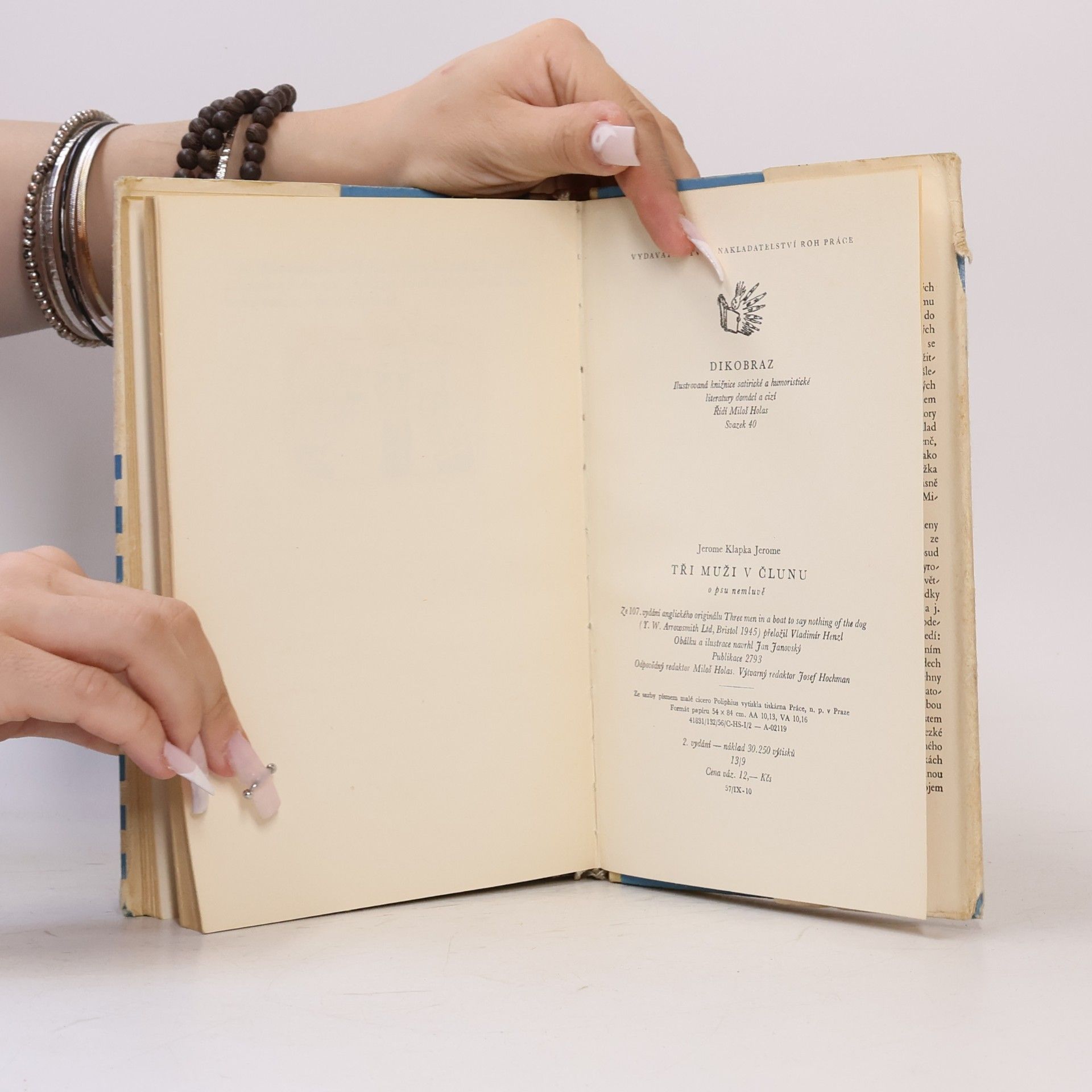 Jerome K. Jerome Tři muži v člunu, o psu nemluvě