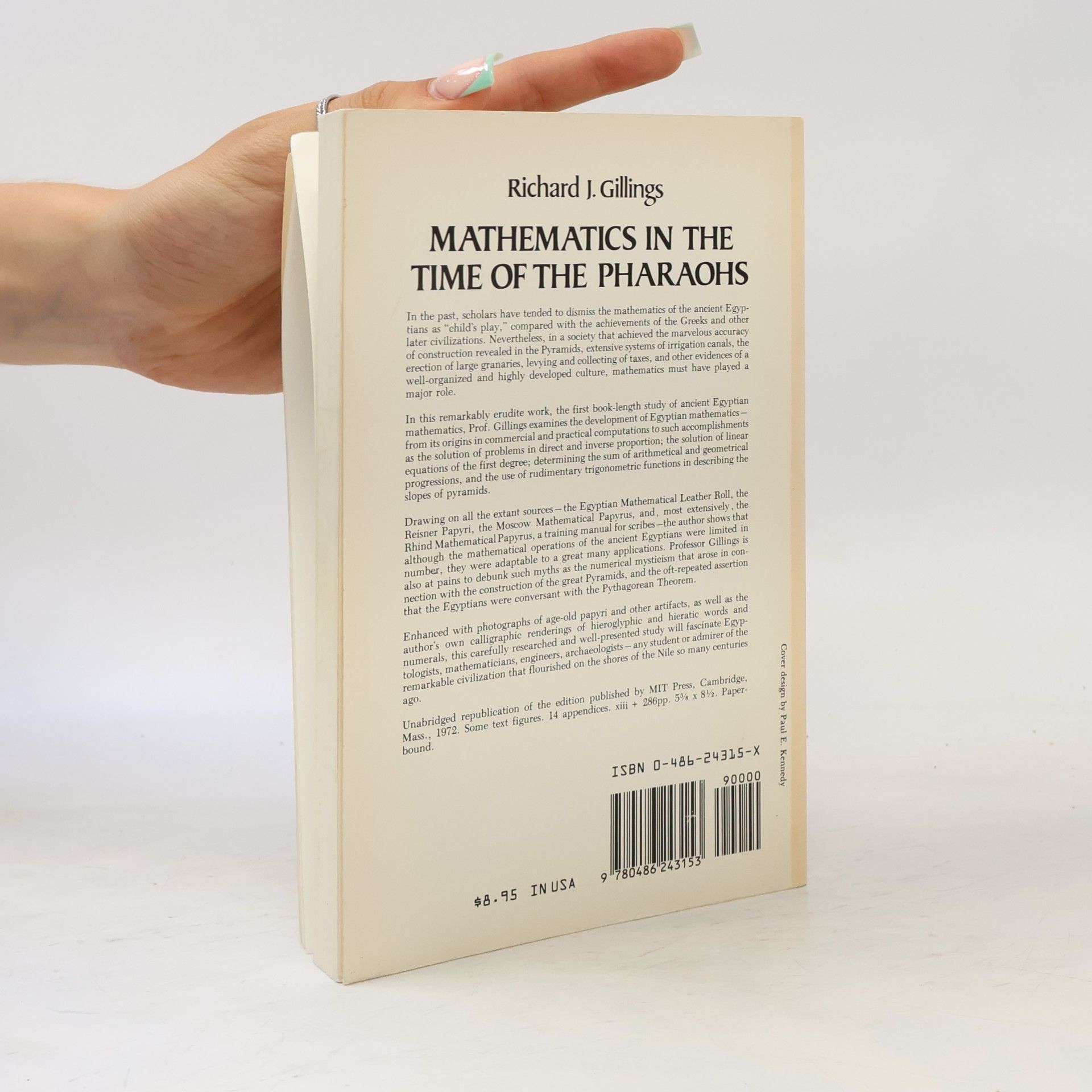 Richard J. Gillings Mathematics in the Time of the Pharaohs