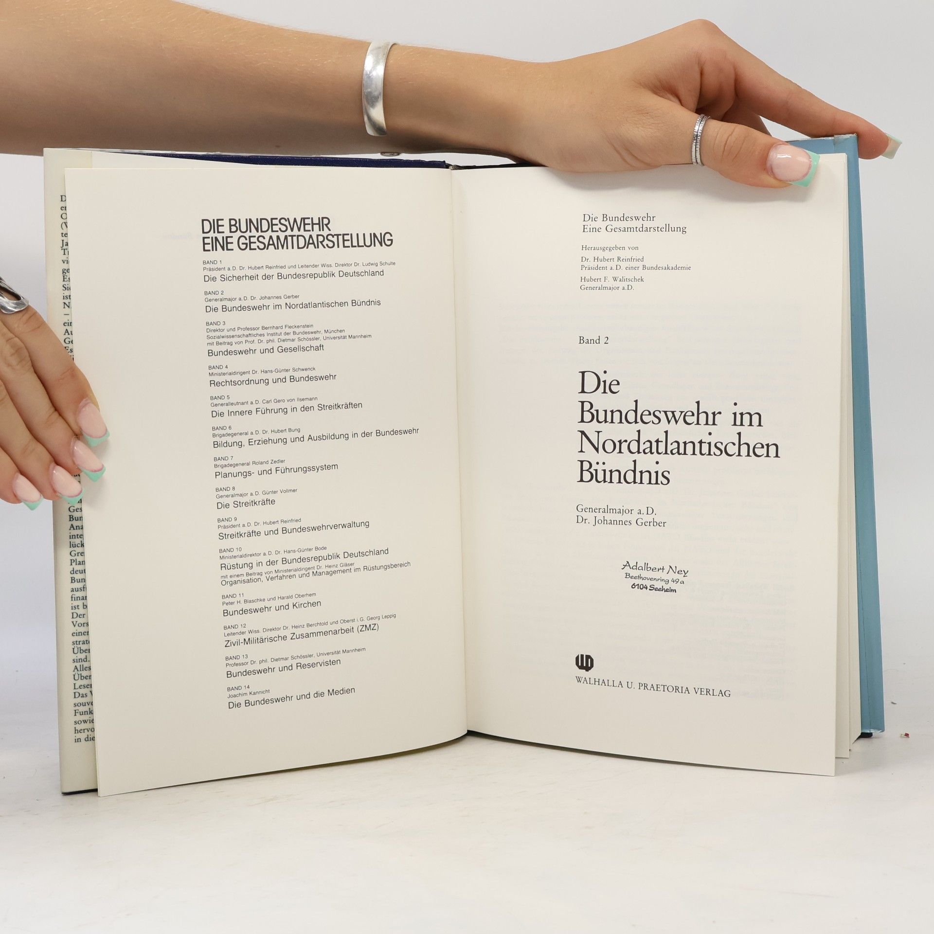Reinfried Walitschek Die Bundeswehr Eine Gesamtdarstellung - 2: Die Bundeswehr im Nordatlantischen Bündnis