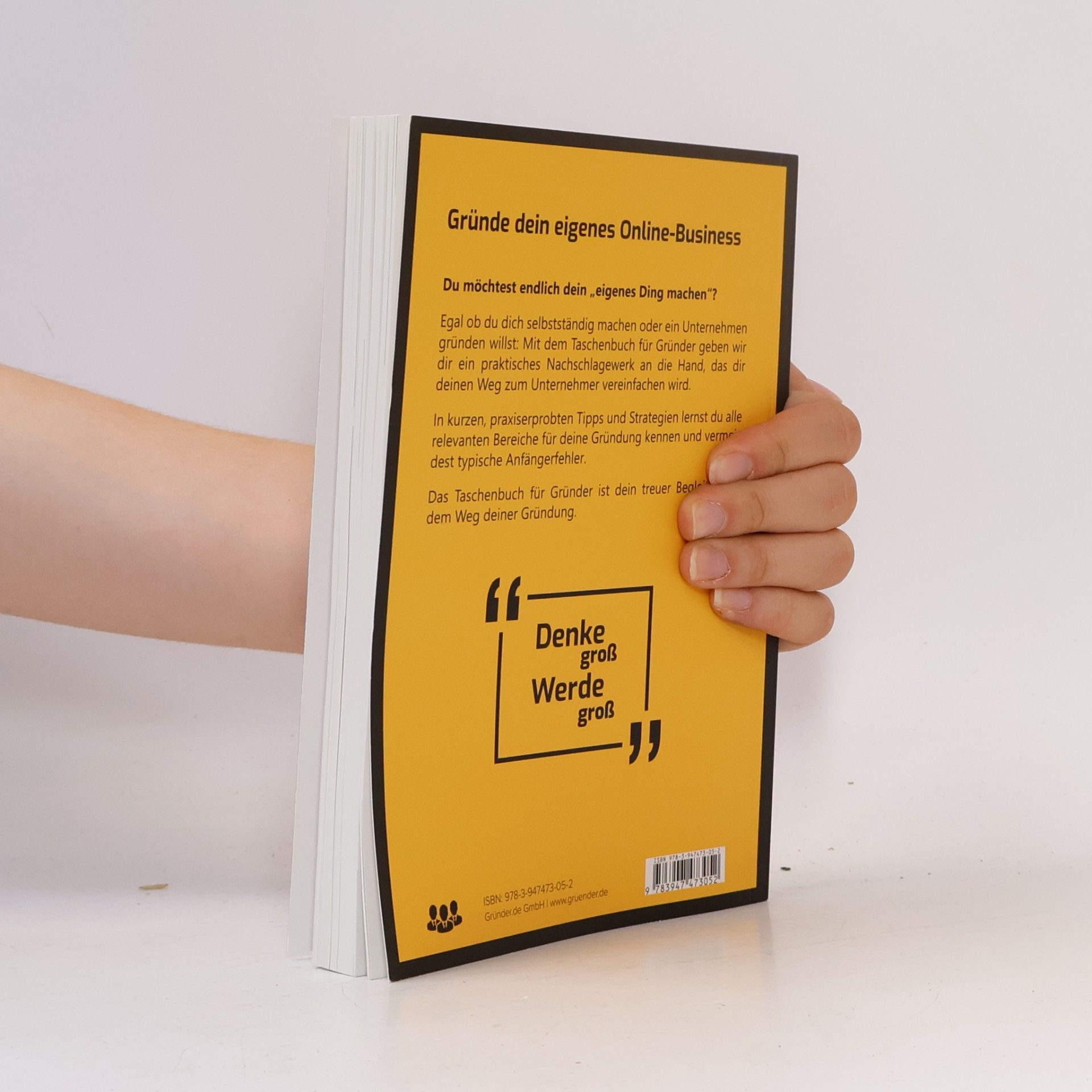 Thomas Klußmann Das Taschenbuch für Gründer