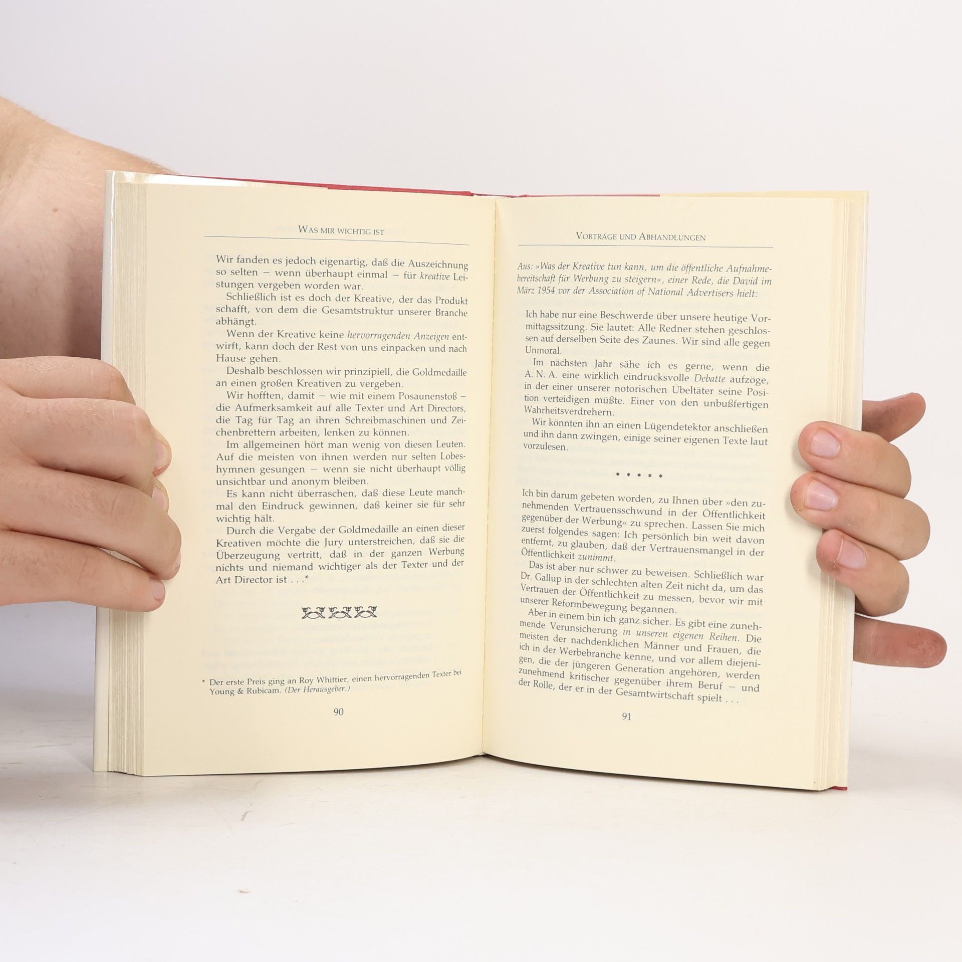 David Ogilvy Was mir wichtig ist