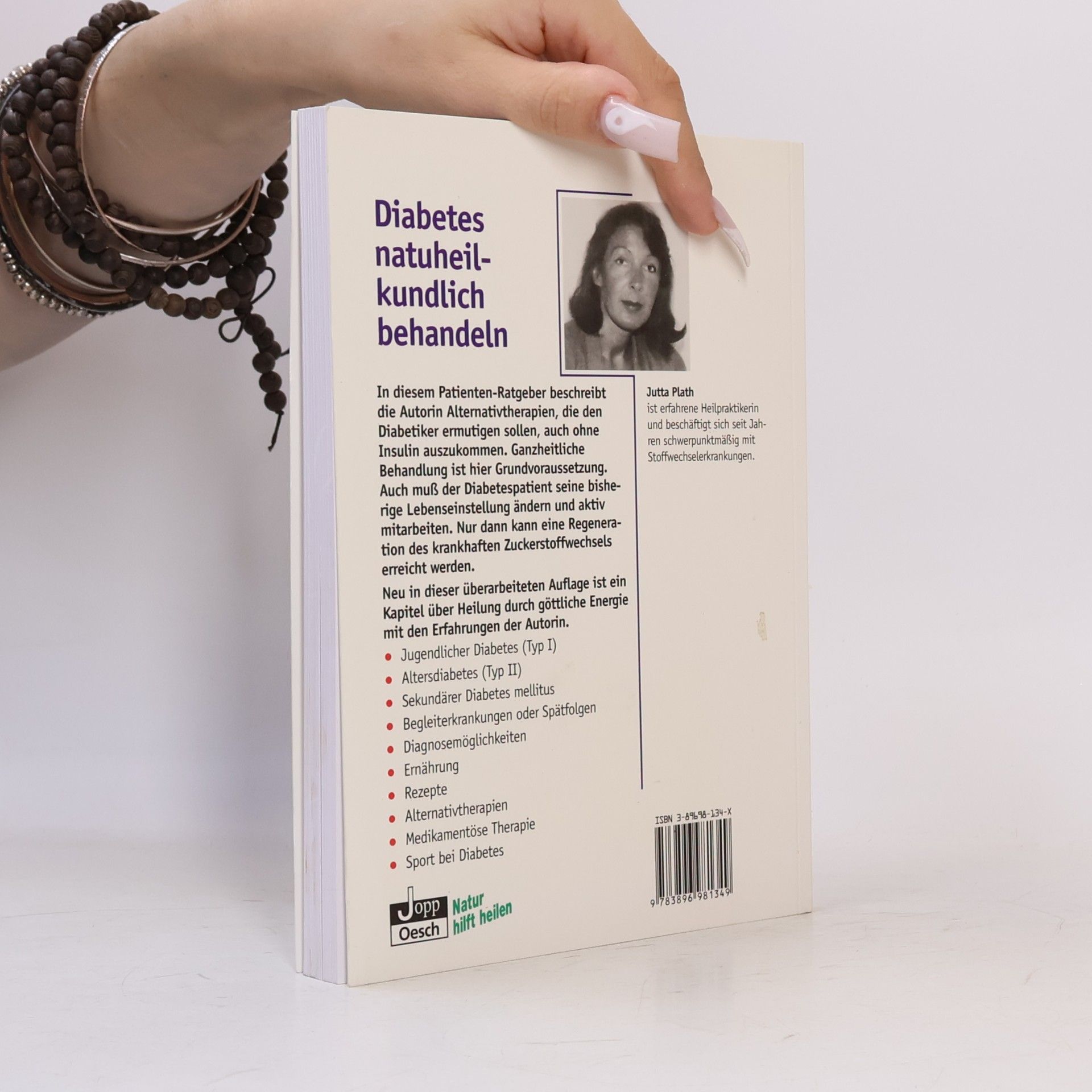 Jutta Plath Diabetes naturheilkundlich behandeln