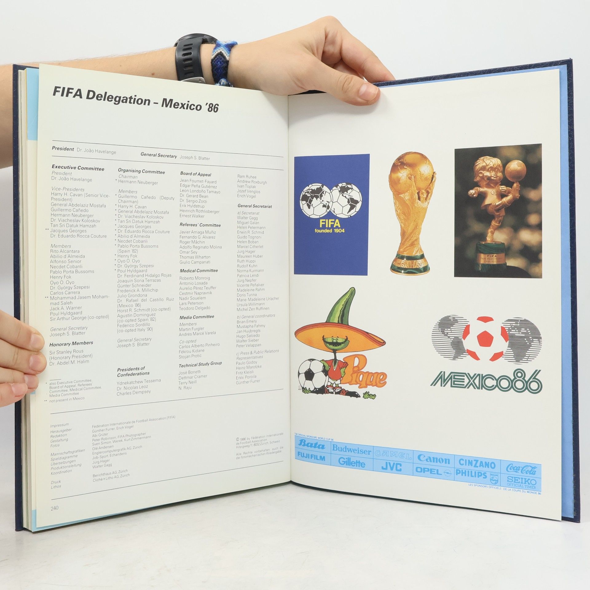 kolektiv Fifa weltpokal Mexico 86