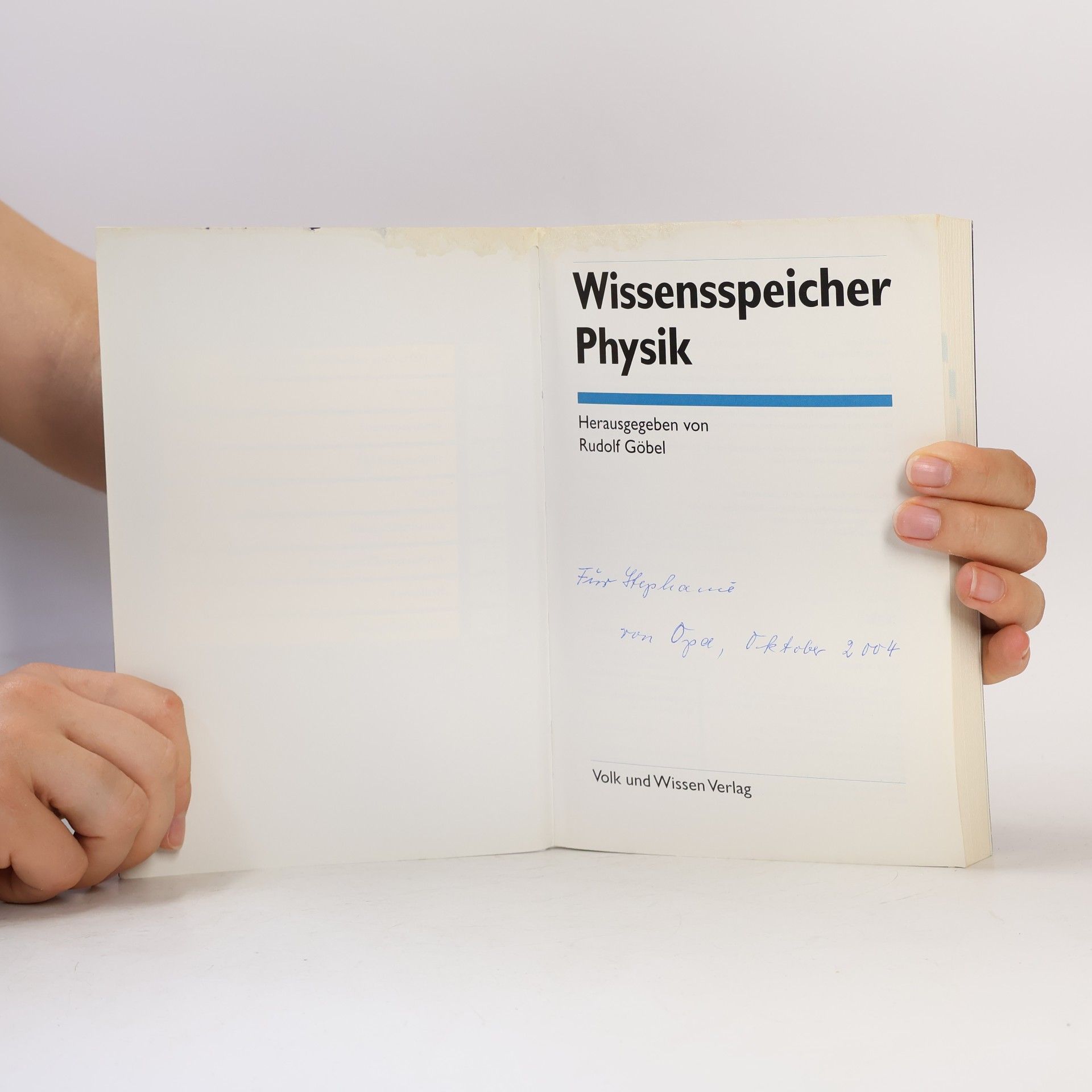 Hans-Joachim Wilke Wissensspeicher Physik