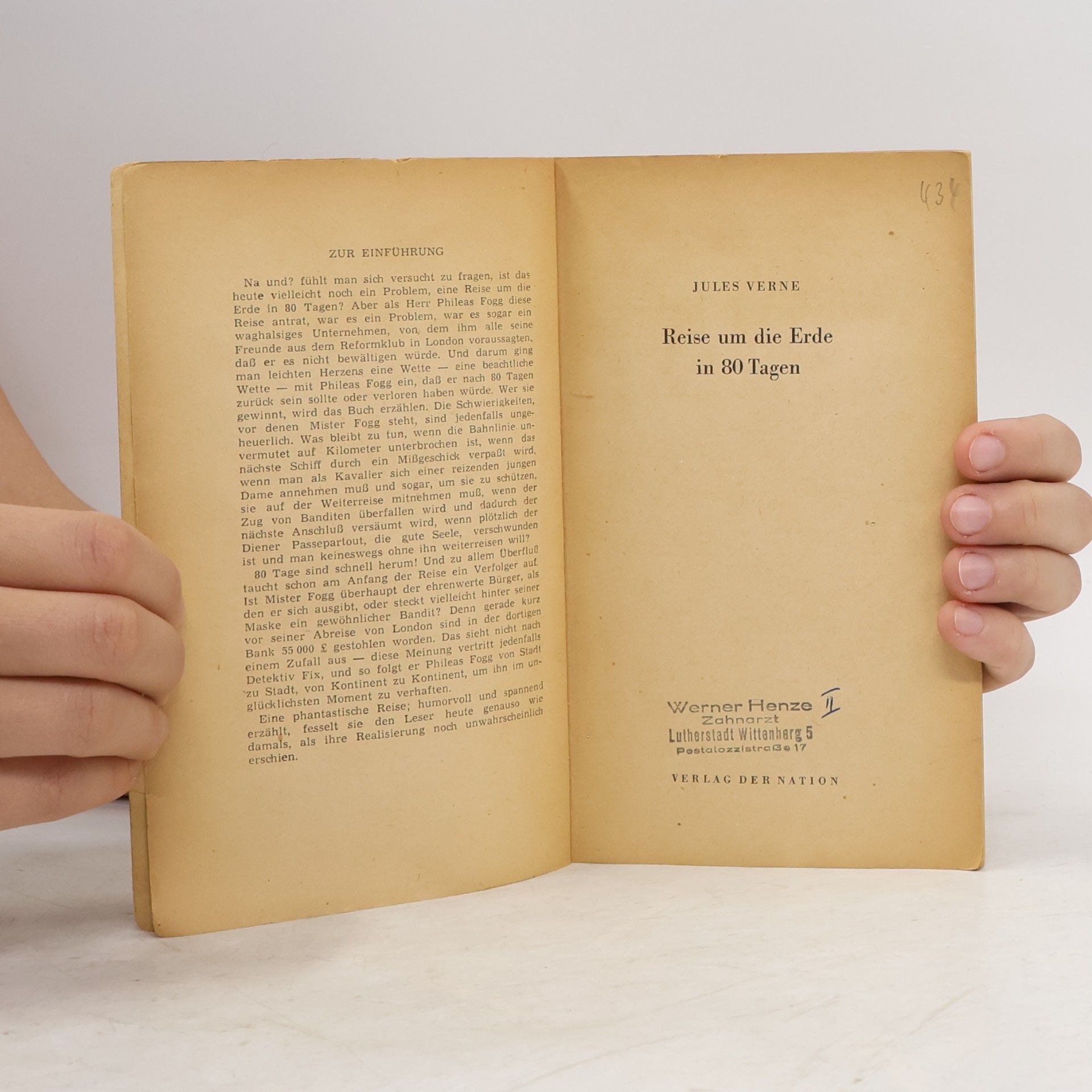 Jules Verne Reise um die Erde in 80 Tagen