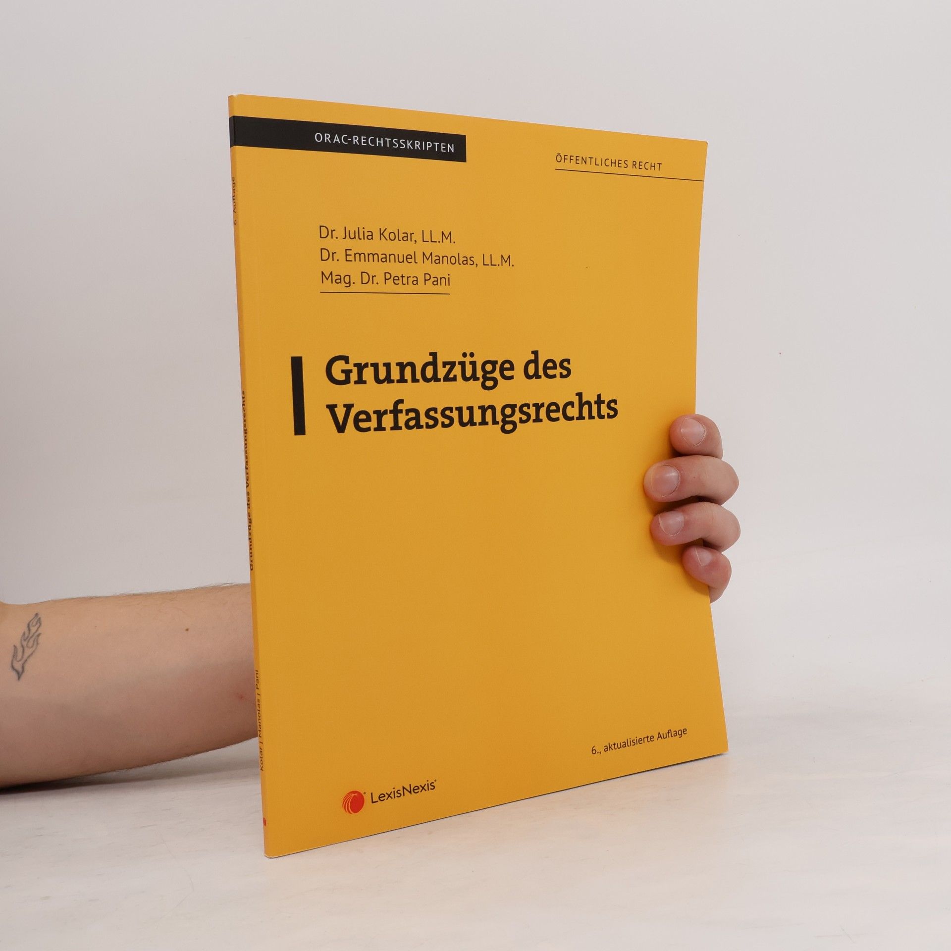 Pani, Mag. Dr. Petra Grundzüge des Verfassungsrechts (Skriptum) (Skripten)