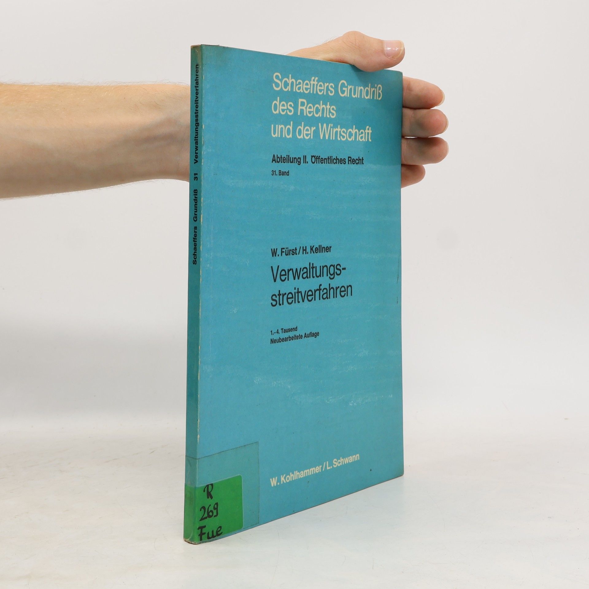 H. Kellner Verwaltungsstreitverfahren