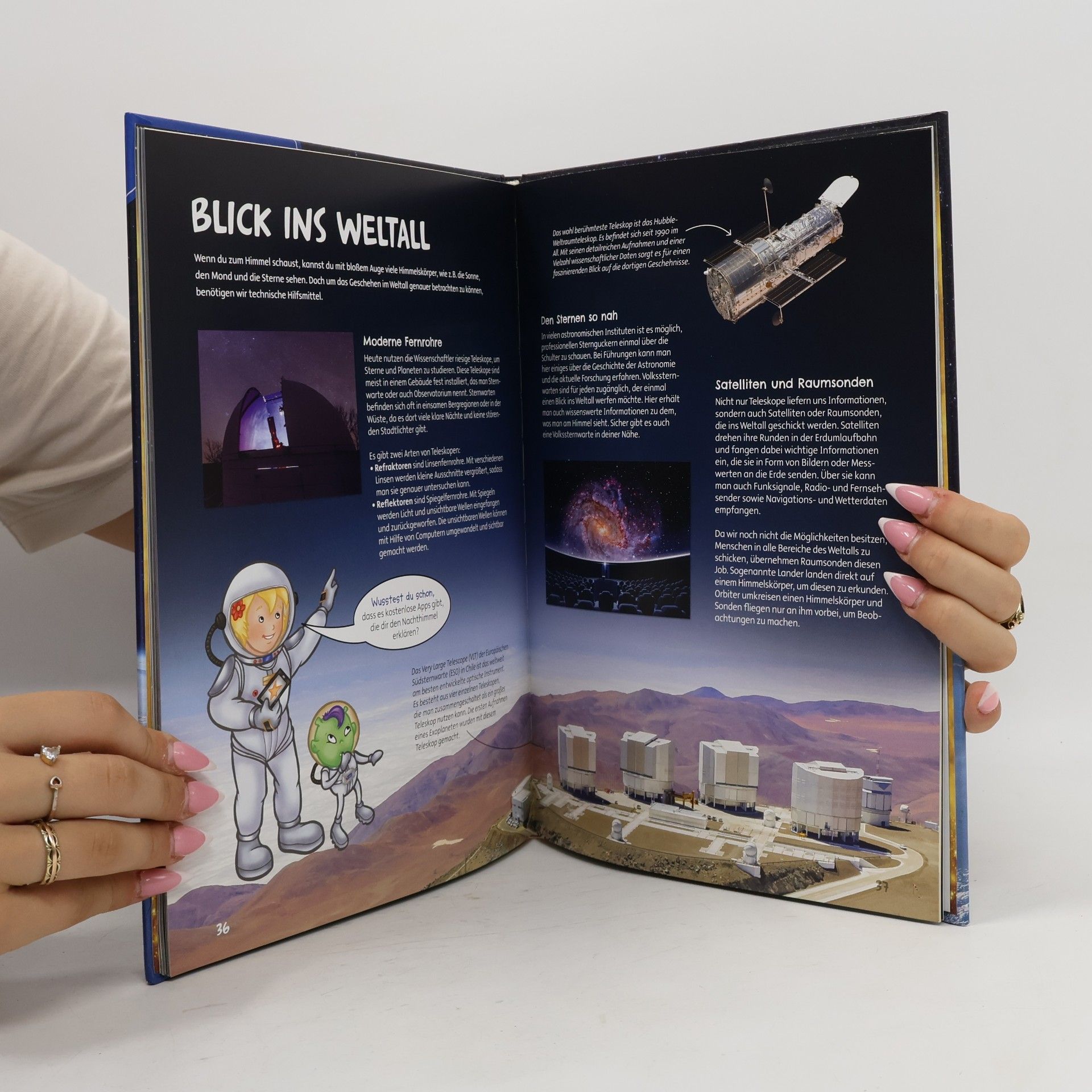 Edition XXL GmbH Im Weltall geht's rund - mit großem, farbigem Weltall-Poster