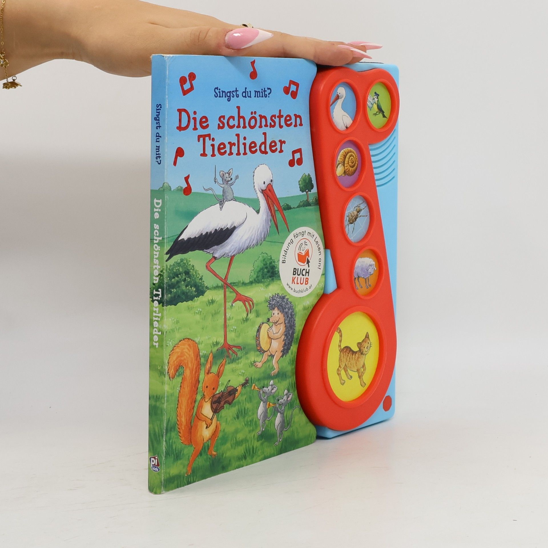 Autorenkollektiv Die schönsten Tierlieder - Liederbuch mit Sound - Pappbilderbuch mit 6 Melodien