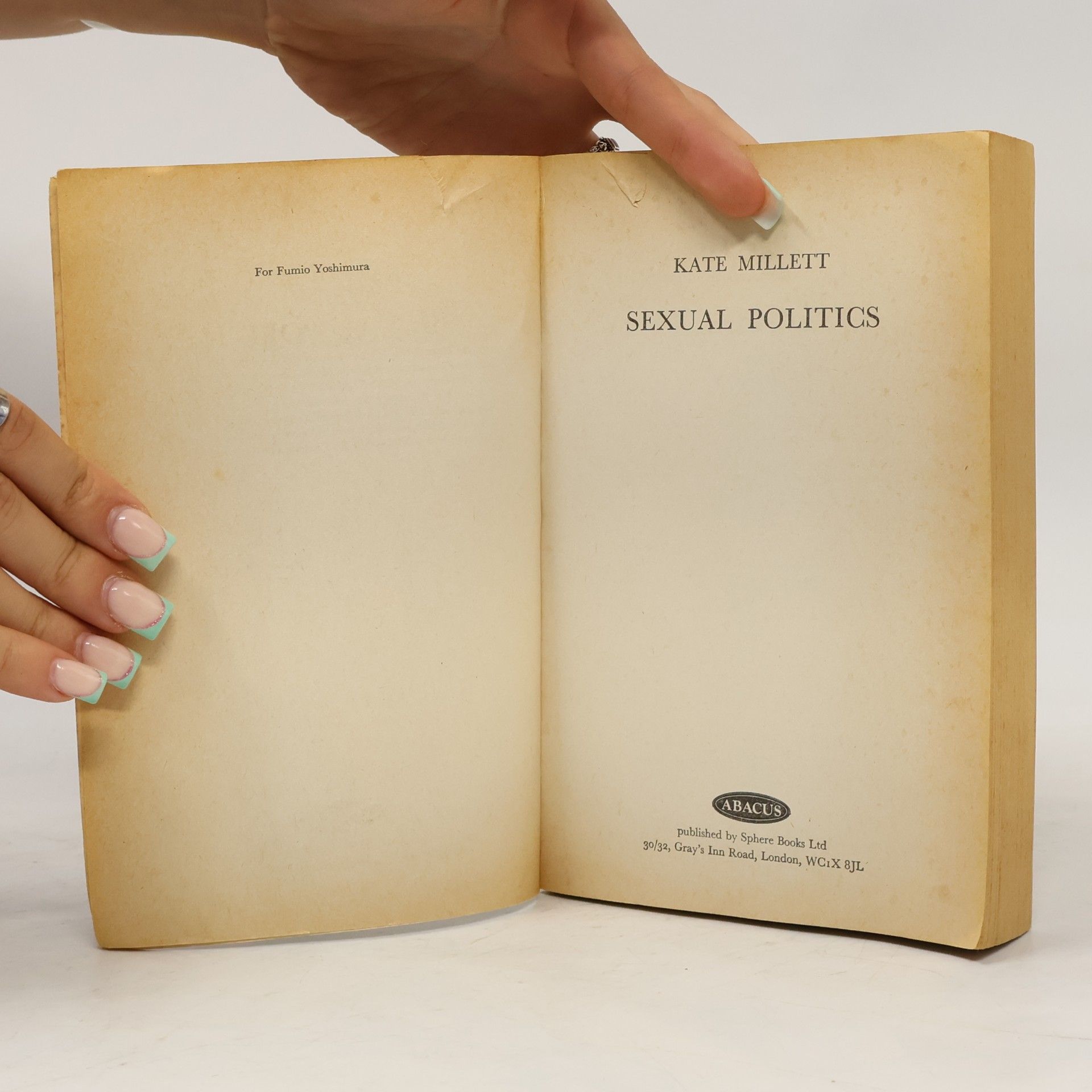 Kate Millett Sexual Politics