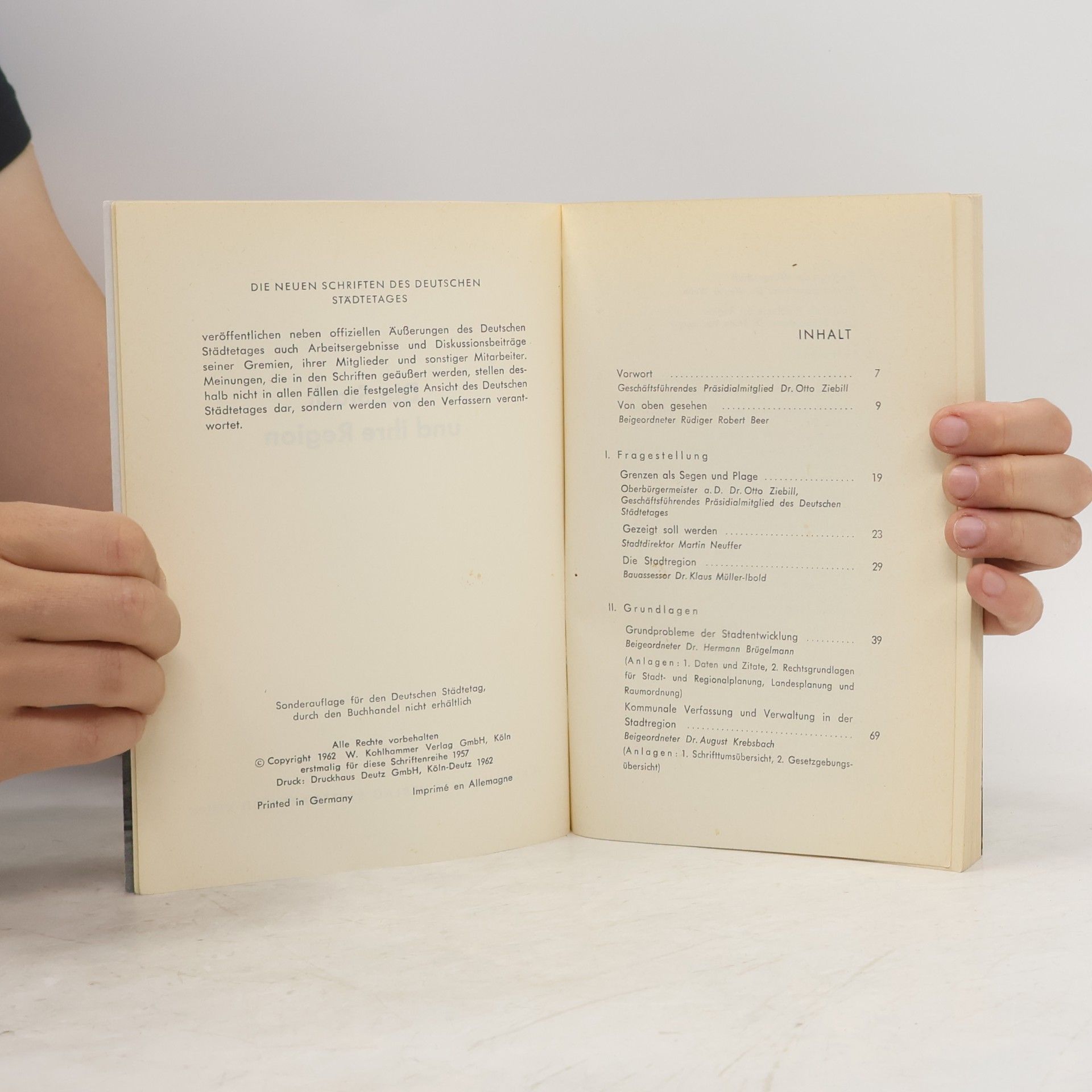 Autores varios Die Stadt und ihre Region