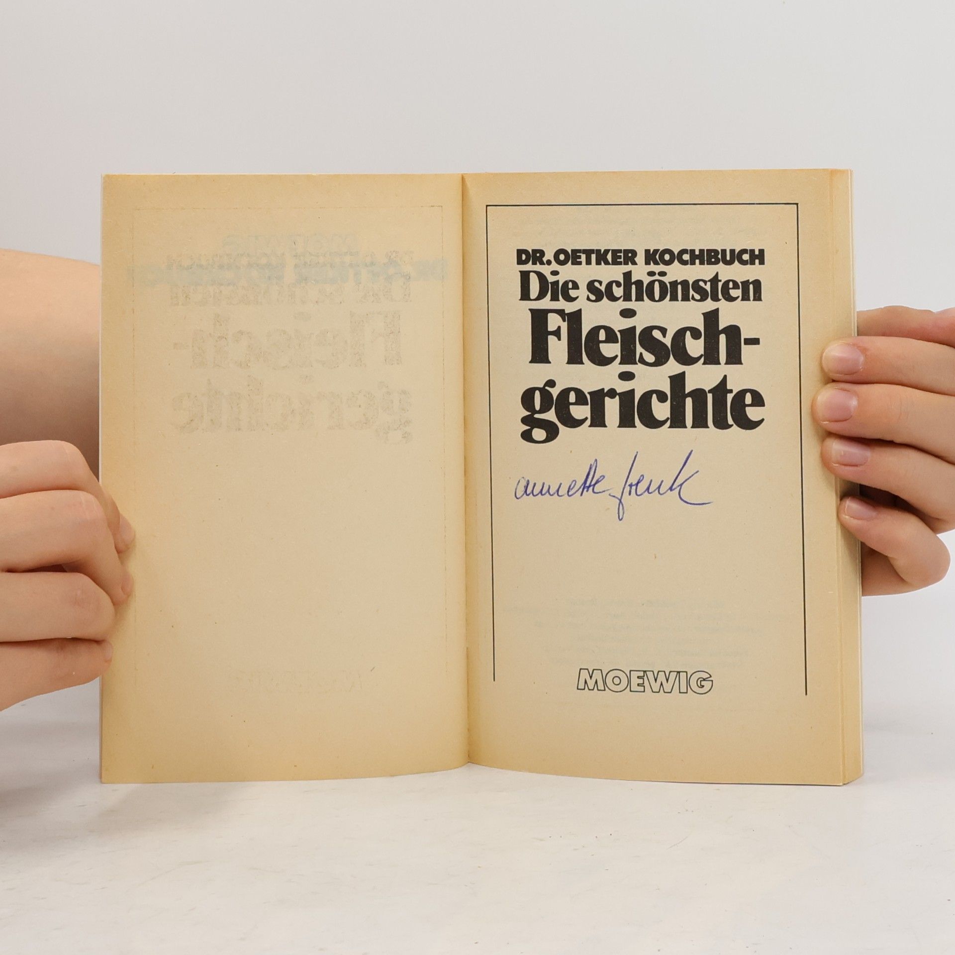 Dr. August Oetker Die schönsten Fleischgerichte