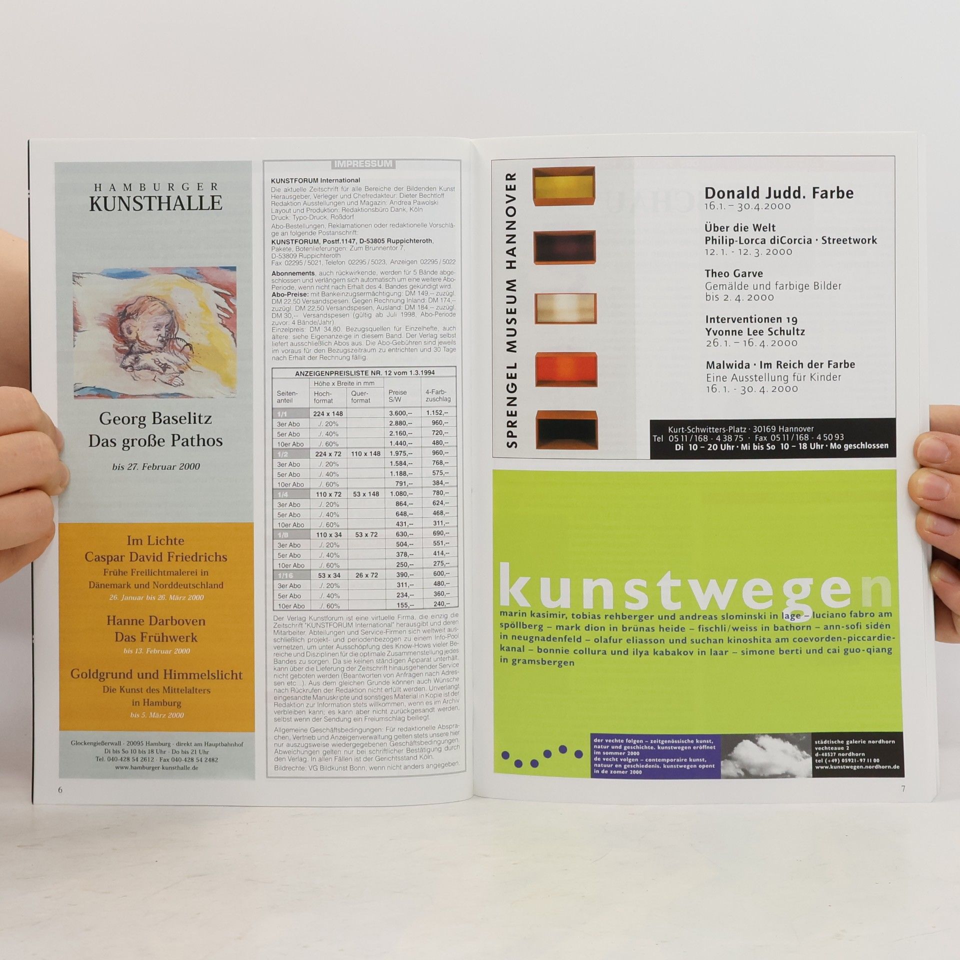 Autorenkollektiv Kunstforum: Das Schicksal des Geldes (bd. 149, Januar-März 2000)