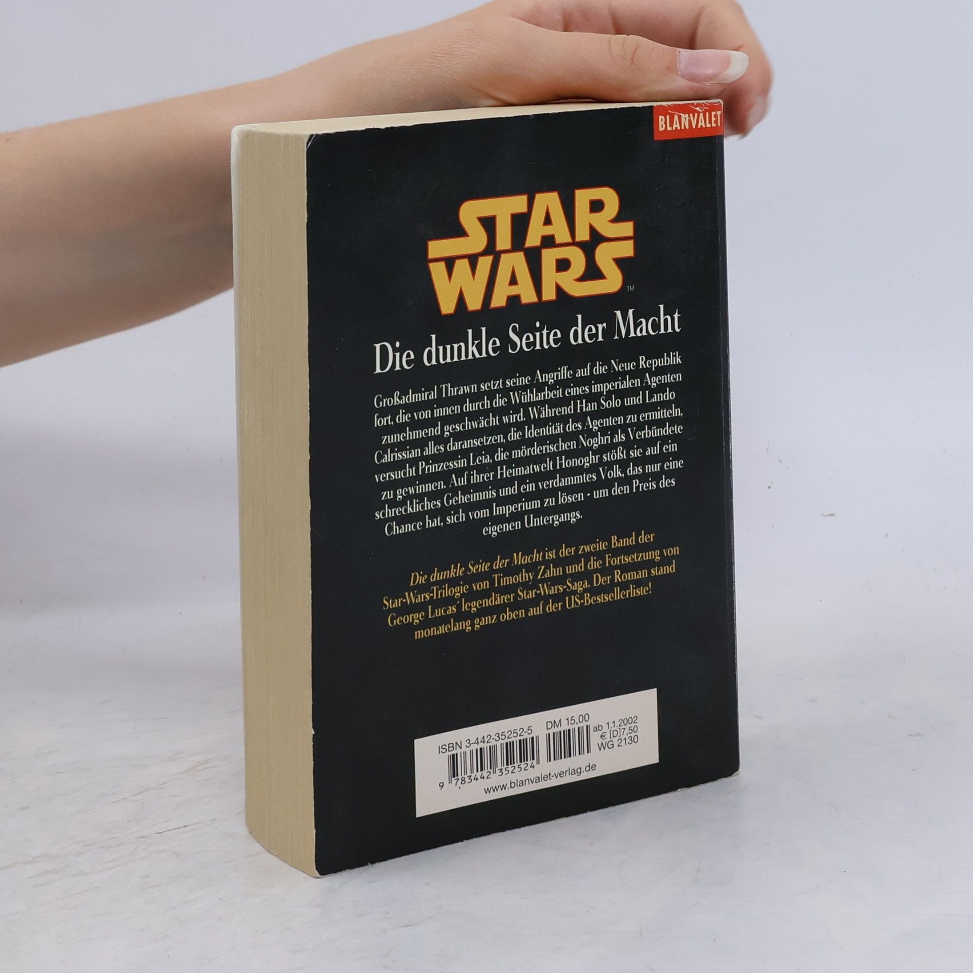 Timothy Zahn Star wars, die dunkle Seite der Macht