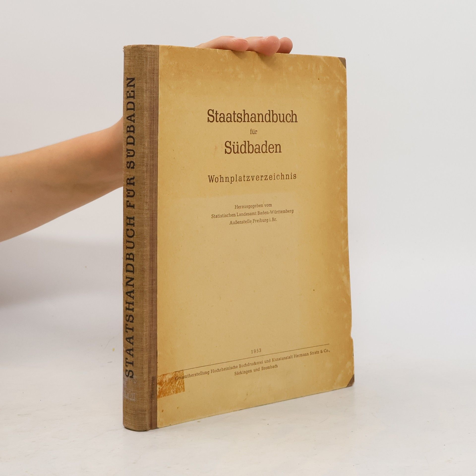 kolektiv Staatshandbuch für Südbaden