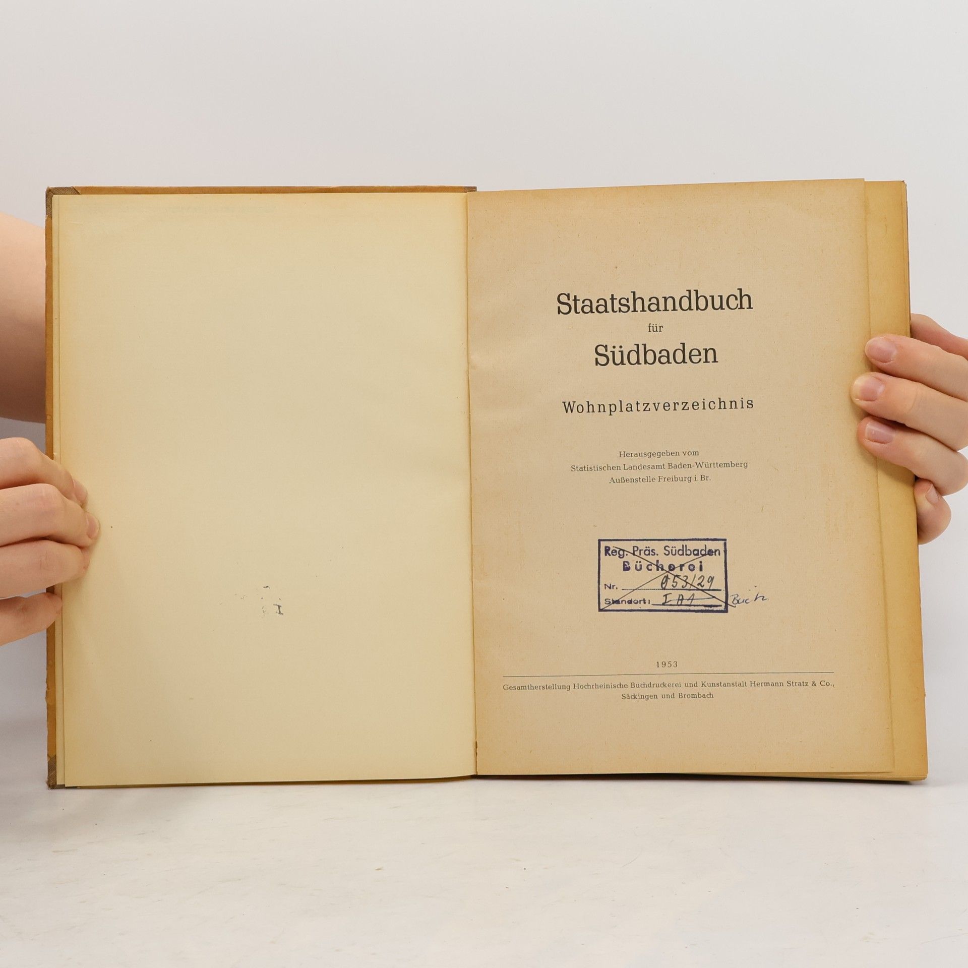 kolektiv Staatshandbuch für Südbaden