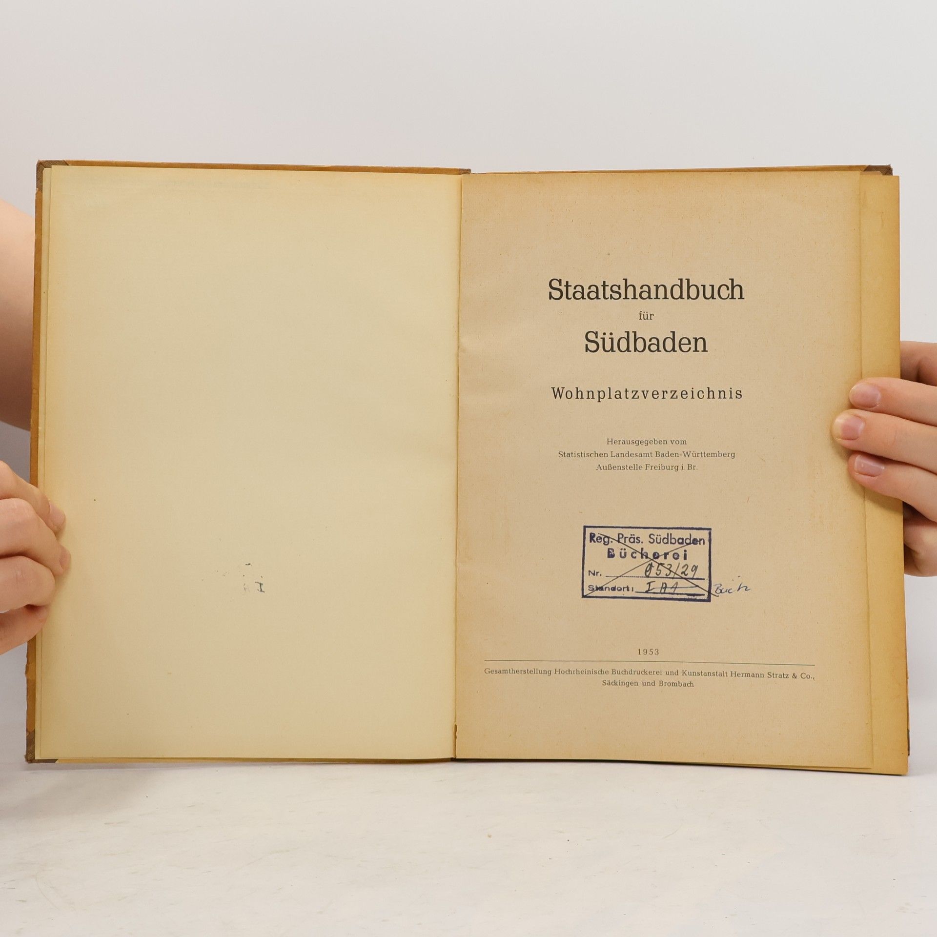 kolektiv Staatshandbuch für Südbaden