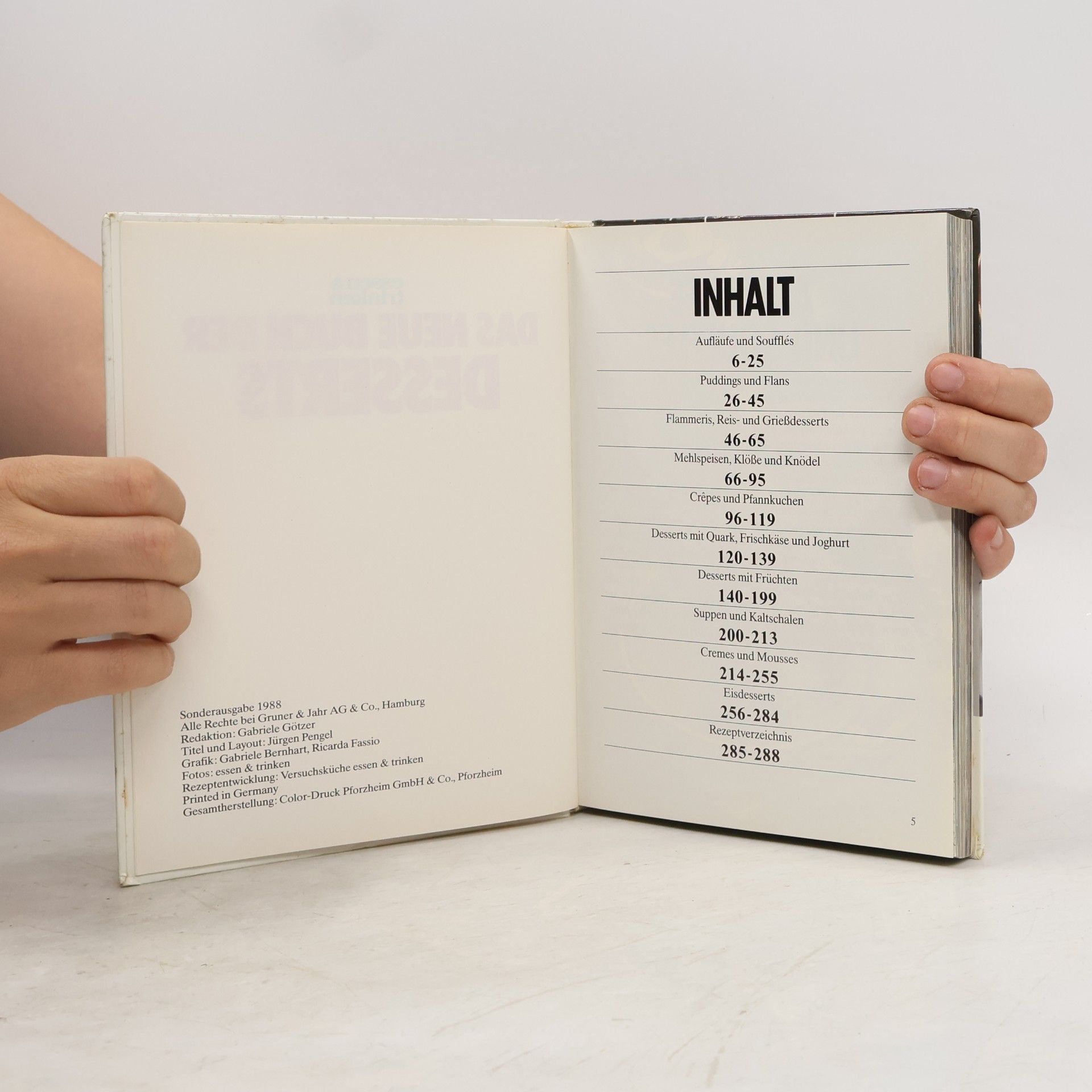 Autores varios Das Neue Buch der Desserts
