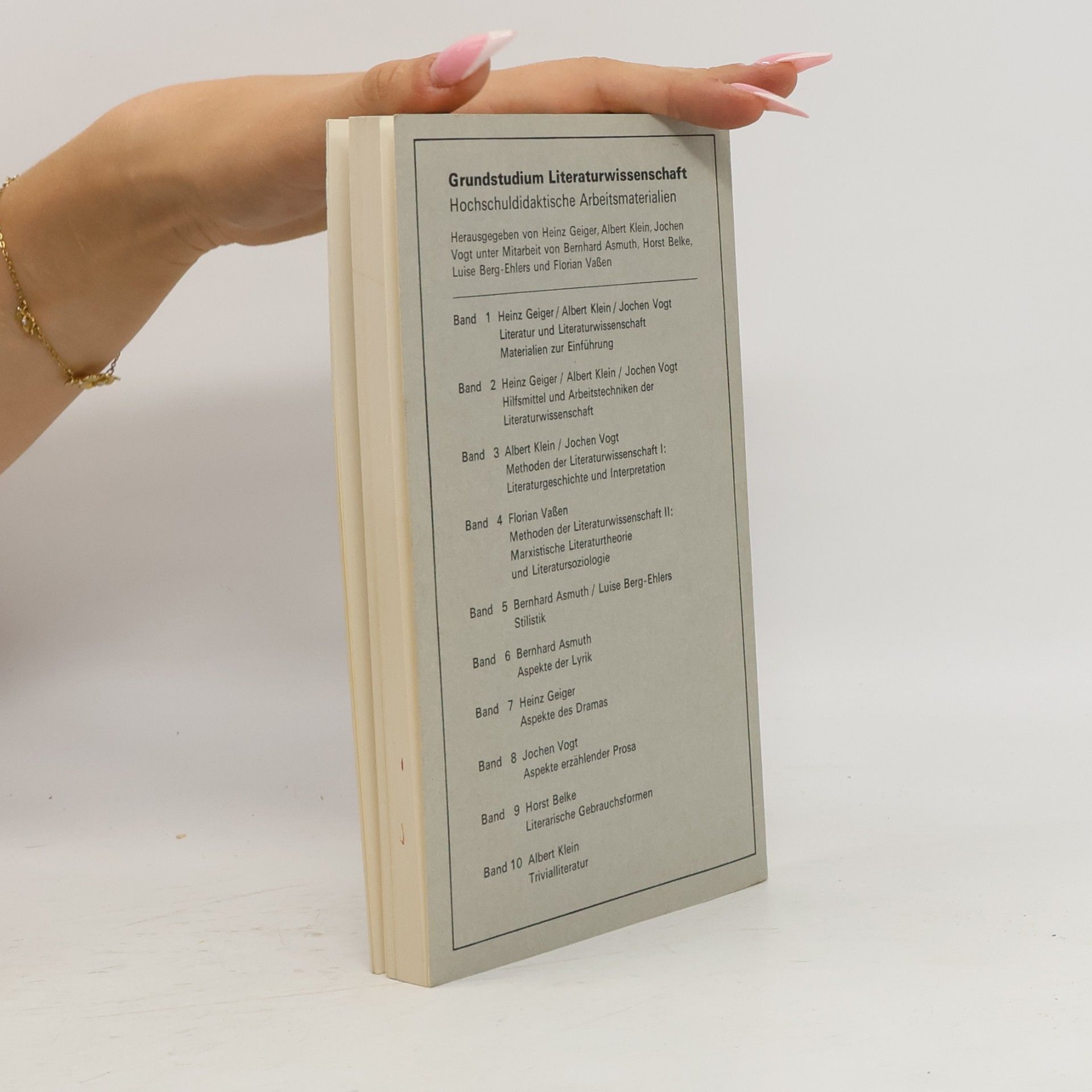 Horst Belke Literarische Gebrauchsformen